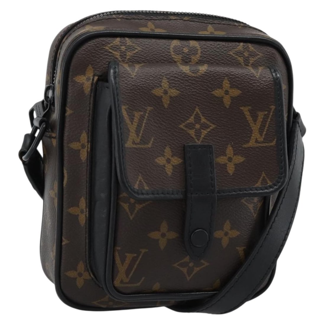 Louis Vuitton M69404 Christopher Wearable Wallet Monogram Macassar Shoulder Bag (1 of 18)