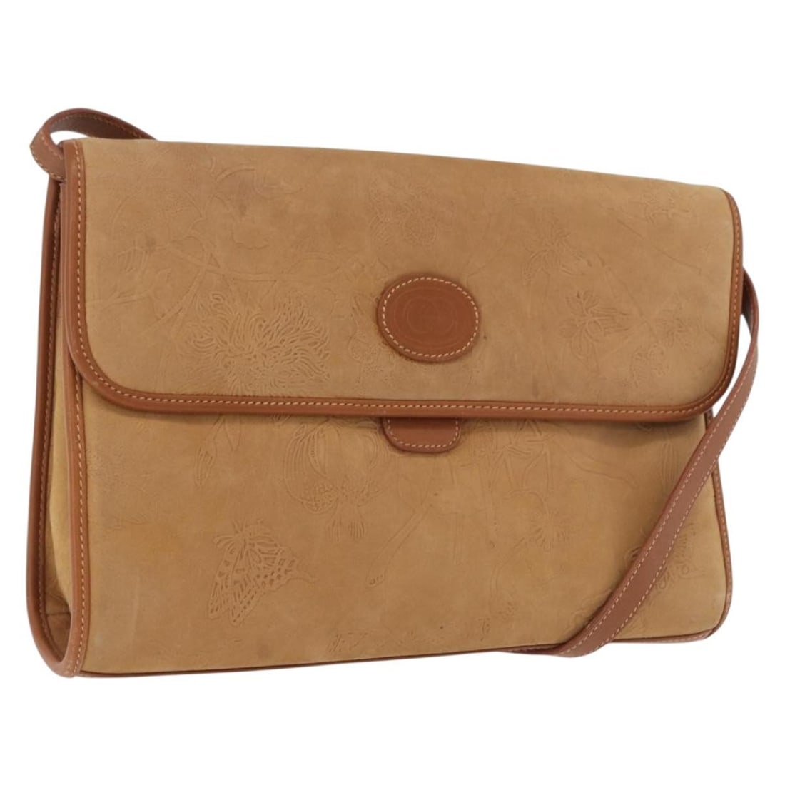 Gucci Leather Shoulder Bag in Beige with Gold Tone Italy: Gucci Leather Shoulder Bag in Beige with Gold Tone Italy Gucci shoulder bag in beige and gold leather, made in Italy. This women's bag includes the item shown in the photo only; item box and dust bag 