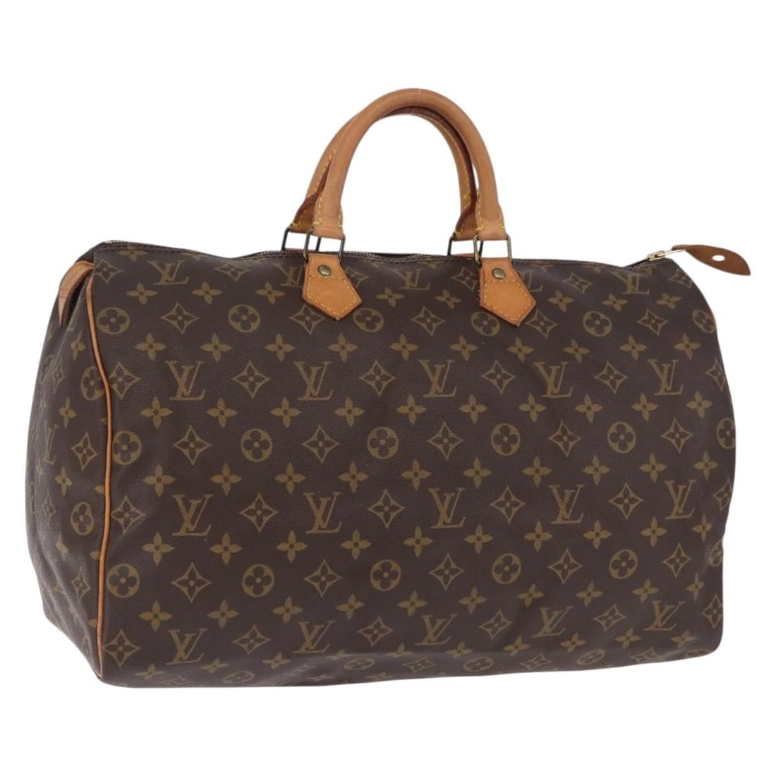 Louis Vuitton M41522 Speedy 40 Monogram Canvas Handbag: Louis Vuitton M41522 Speedy 40 Monogram Canvas Handbag Louis Vuitton Speedy 40 handbag in Monogram canvas, made in France. This women's bag includes a dust bag and shows reasonable wear and tear consi