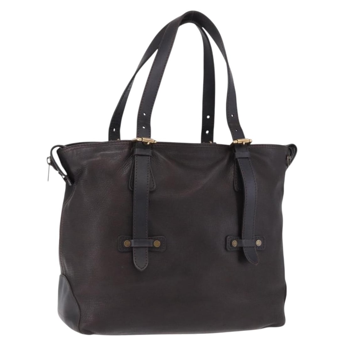 Louis Vuitton Kiowa Utah Leather Tote M95453 Brown Gold Tone (1 of 18)