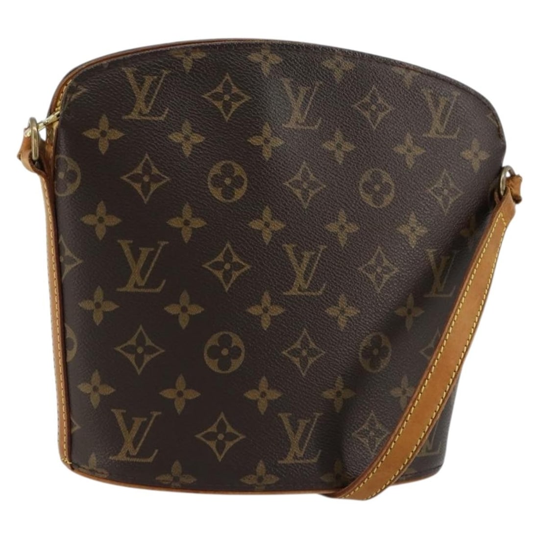 Louis Vuitton Drouot Monogram Canvas Shoulder Bag M51290 Spain: Louis Vuitton Drouot Monogram Canvas Shoulder Bag M51290 Spain Louis Vuitton Drouot shoulder bag in Monogram canvas, model M51290. This women's bag is made in Spain and features an adjustable shoulder