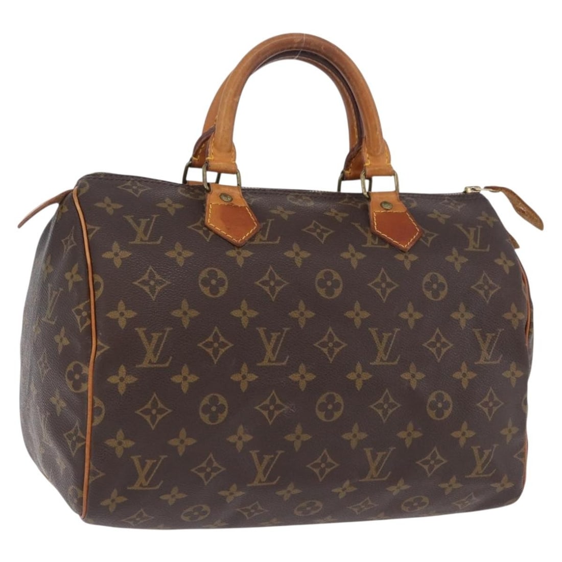 Louis Vuitton M41526 Speedy 30 Monogram Canvas Handbag: Louis Vuitton M41526 Speedy 30 Monogram Canvas Handbag Louis Vuitton Speedy 30 handbag in Monogram canvas with a classic top-handle silhouette. This women's bag is made in France and includes only the