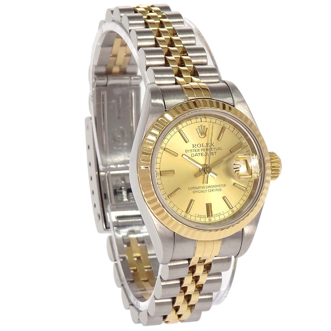 Rolex Datejust 69173 26mm Womens Automatic Wristwatch Steel 18K Yellow Gold (1 of 11)