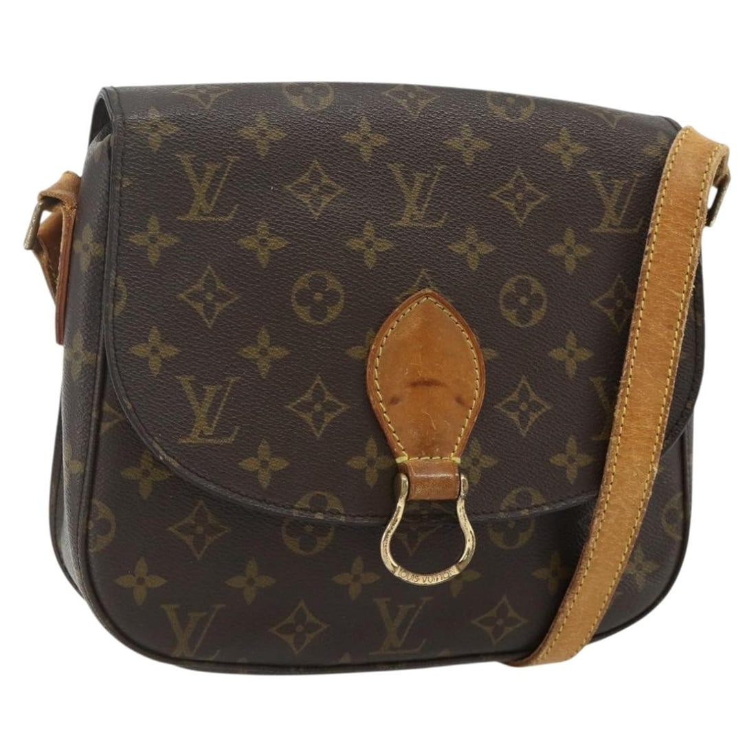 Louis Vuitton M51242 Saint Cloud GM Monogram Canvas Shoulder Bag: Louis Vuitton M51242 Saint Cloud GM Monogram Canvas Shoulder Bag Louis Vuitton Saint Cloud GM shoulder bag in Monogram canvas, model M51242, made in France. This women's bag is offered without the ori