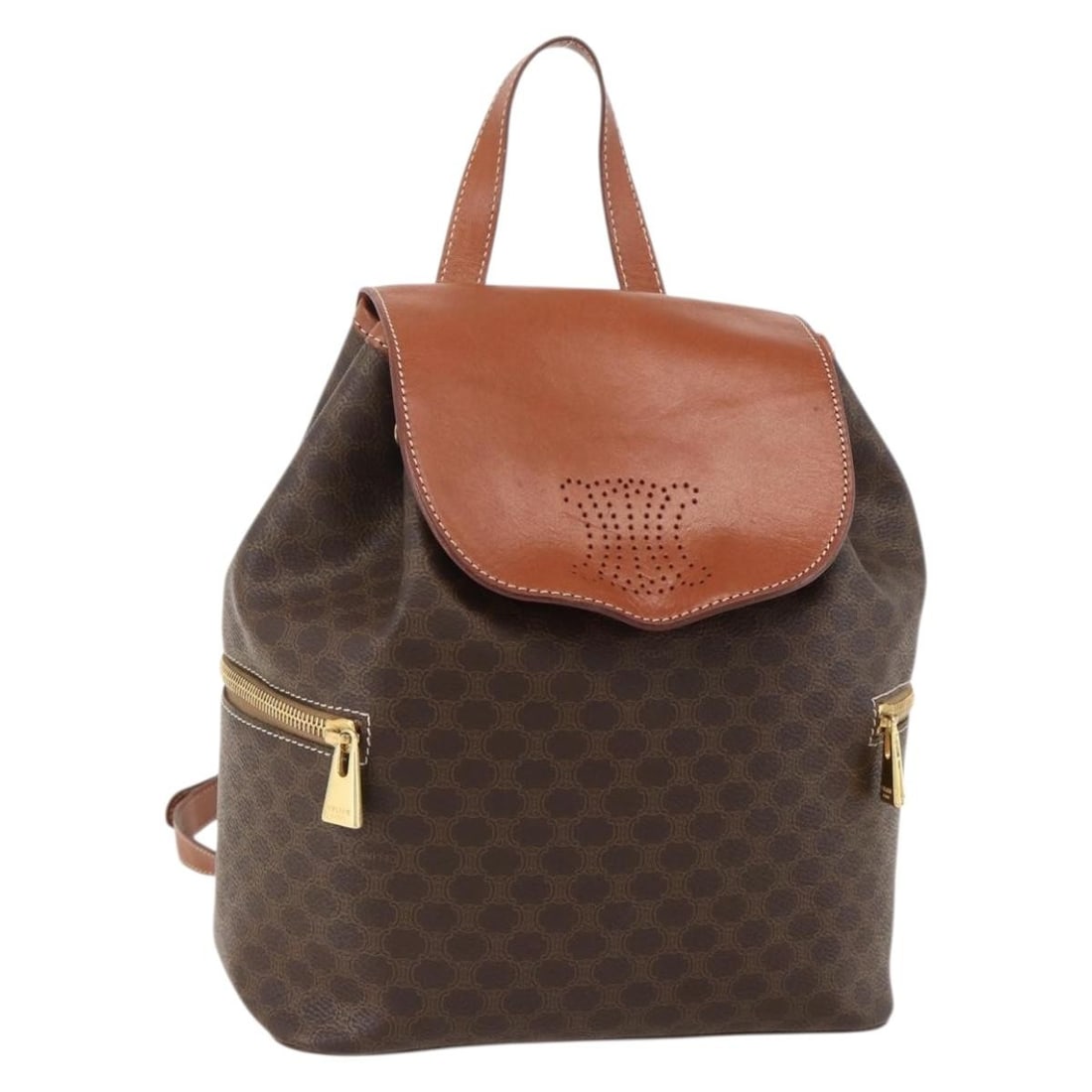 CELINE Macadam Brown Backpack in PVC Leather (1 of 18)