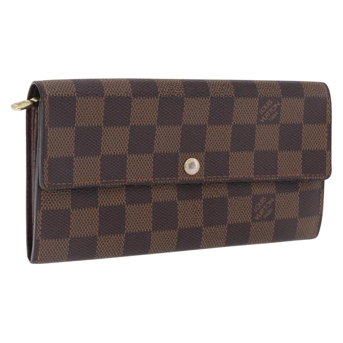 Louis Vuitton N60491 Sarah long wallet in Damier Ebene canvas: Louis Vuitton N60491 Sarah long wallet in Damier Ebene canvas Louis Vuitton Portefeuille Sarah long wallet in Damier Ebene canvas. Made in Spain, this women's wallet is offered without the original bo