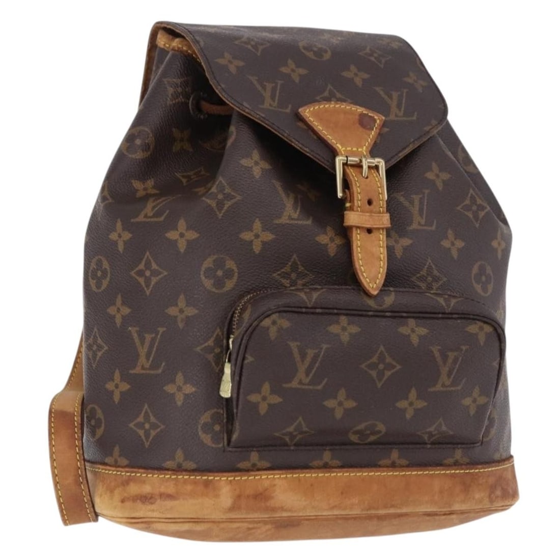 Louis Vuitton M51136 Montsouris MM Monogram Canvas Backpack: Louis Vuitton M51136 Montsouris MM Monogram Canvas Backpack Authentic Louis Vuitton Montsouris MM backpack in Monogram canvas, made in France. This women's backpack is offered without the original box