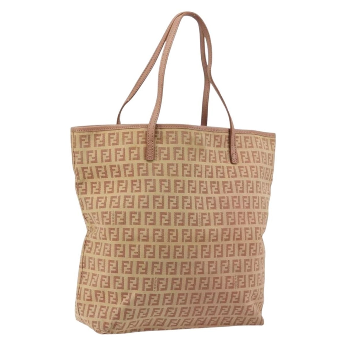 FENDI Pink Silver Zucchino Canvas Womens Tote: FENDI Pink Silver Zucchino Canvas Womens Tote Fendi Zucchino canvas tote bag in pink and silver, made in Italy. This women's tote features an exterior of Zucchino canvas and a handle drop of approxima