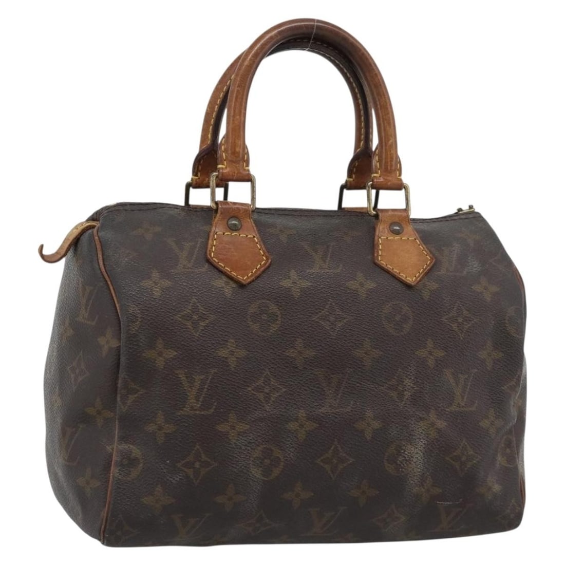 Louis Vuitton M41528 Speedy 25 Monogram Canvas Handbag: Louis Vuitton M41528 Speedy 25 Monogram Canvas Handbag Louis Vuitton Speedy 25 handbag in Monogram canvas, made in France. This women's handbag is offered without the original box or dust bag and incl