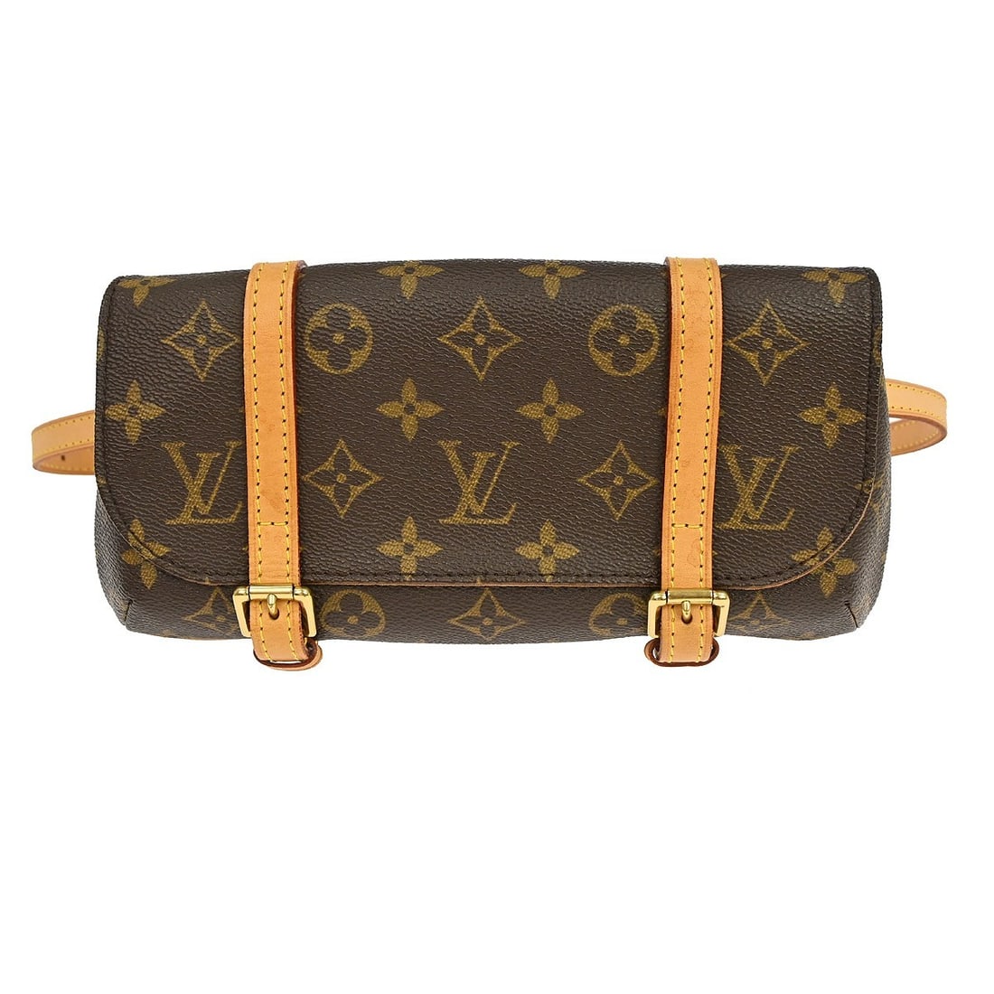Louis Vuitton Marelle Waist Brown Canvas Belt Bag: Louis Vuitton Marelle Waist Brown Canvas Belt Bag Louis Vuitton Marelle Waist bag in brown monogram canvas, designed for women. It measures 25 cm x 12 cm x 3 cm and was made in France. The item is in 
