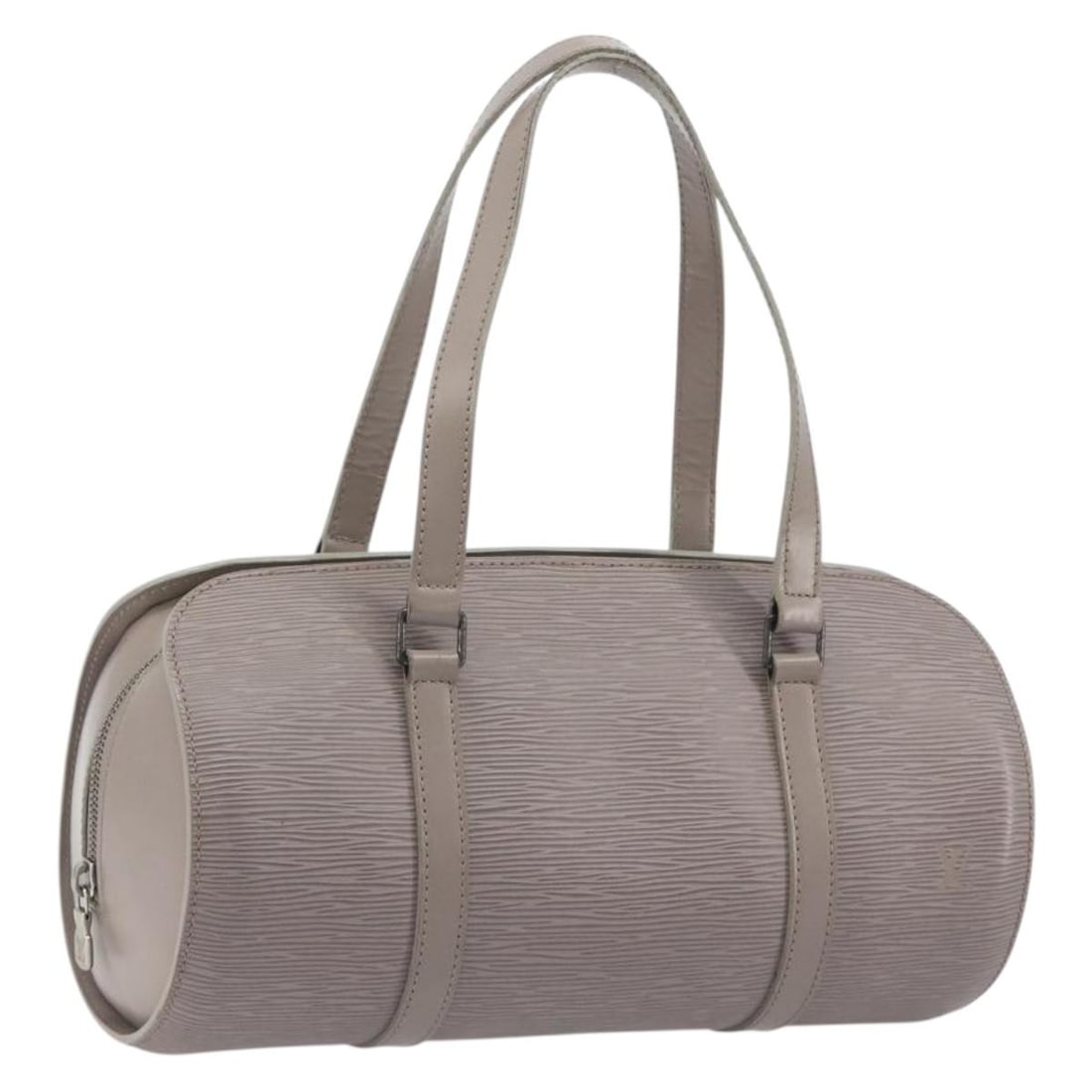 Louis Vuitton M5222B Soufflot Epi Leather Handbag in Lilac: Louis Vuitton M5222B Soufflot Epi Leather Handbag in Lilac Louis Vuitton Soufflot handbag in lilac Epi leather. This women's handbag was made in France and includes only the item shown, with no box or
