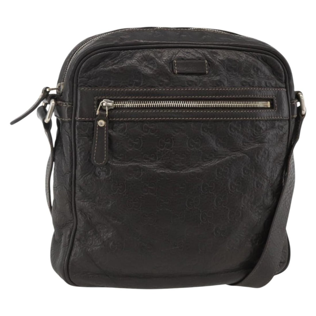 Gucci 201448 Guccissima GG Canvas Leather Shoulder Bag Black Gold: Gucci 201448 Guccissima GG Canvas Leather Shoulder Bag Black Gold Gucci shoulder bag in black and gold with a leather and GG canvas exterior. Made in Italy, this model is product line 201448 and measu