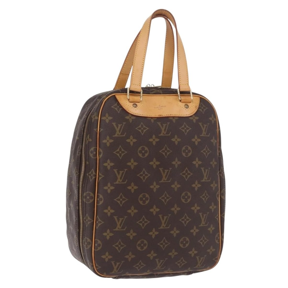 Louis Vuitton M41450 Excursion Monogram Canvas Handbag France: Louis Vuitton M41450 Excursion Monogram Canvas Handbag France Louis Vuitton Excursion handbag in Monogram canvas, made in France. This women's bag is offered without the original box or dust bag; only