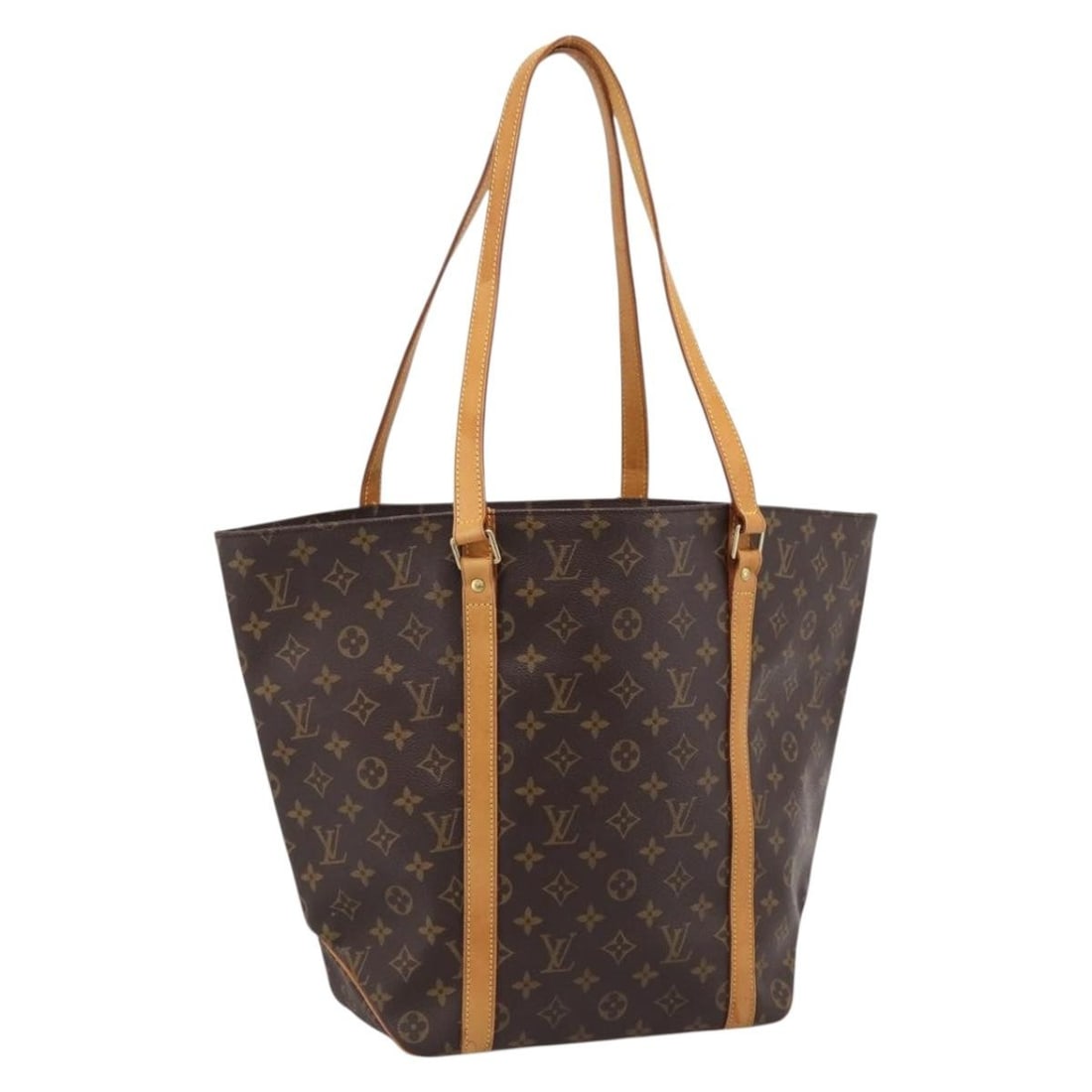 Louis Vuitton M51108 Monogram Canvas Tote Bag Sac Shopping: Louis Vuitton M51108 Monogram Canvas Tote Bag Sac Shopping Louis Vuitton Sac Shopping tote bag in Monogram canvas, model M51108, made in France. This women's tote is offered without the original box o