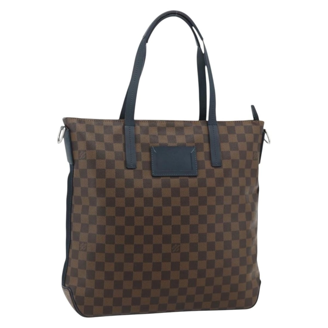 Louis Vuitton N41255 Herald Tote in Damier Ebene Canvas: Louis Vuitton N41255 Herald Tote in Damier Ebene Canvas Louis Vuitton Damier Ebene Herald Tote Bag in Damier Ebene canvas, made in France. This tote bag measures approximately W37 cm x H34 cm x D10 cm