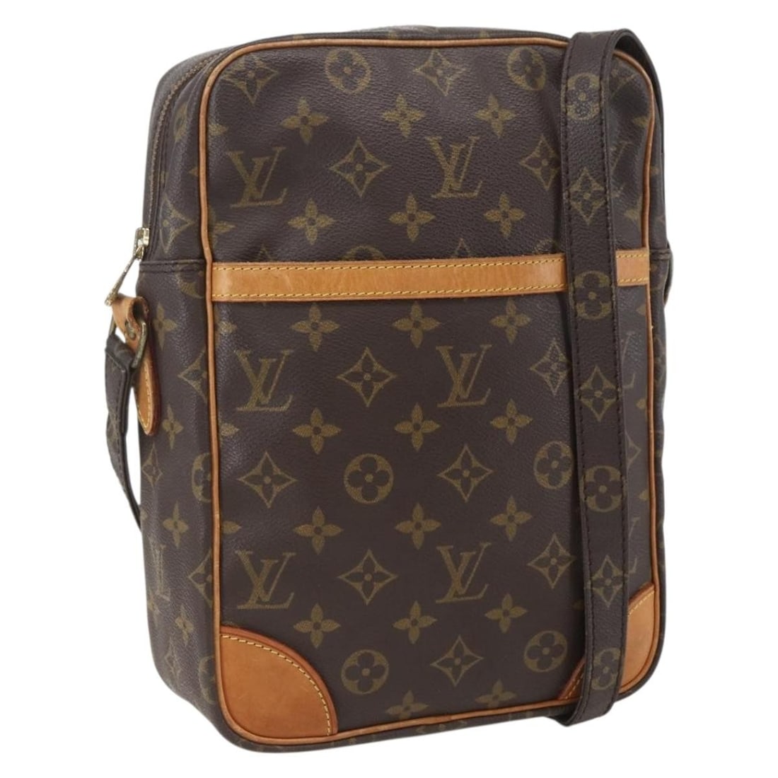 Louis Vuitton Danube MM Monogram Canvas Shoulder Bag M45264: Louis Vuitton Danube MM Monogram Canvas Shoulder Bag M45264 Louis Vuitton Danube MM shoulder bag in Monogram canvas, made in France. This women's bag is offered as the photographed item only and does 