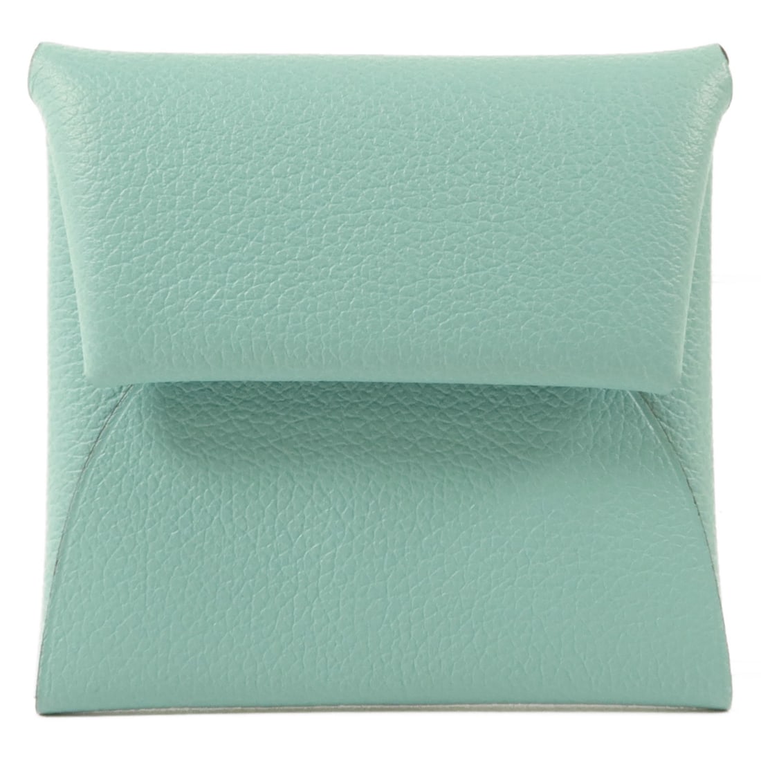 Hermes Bastia coin purse Evercolor calfskin Bleu Atoll PHW: Hermes Bastia coin purse Evercolor calfskin Bleu Atoll PHW Hermes Bastia change purse in Bleu Atoll Evercolor leather with palladium-tone hardware. This women's coin purse is crafted in France and inc