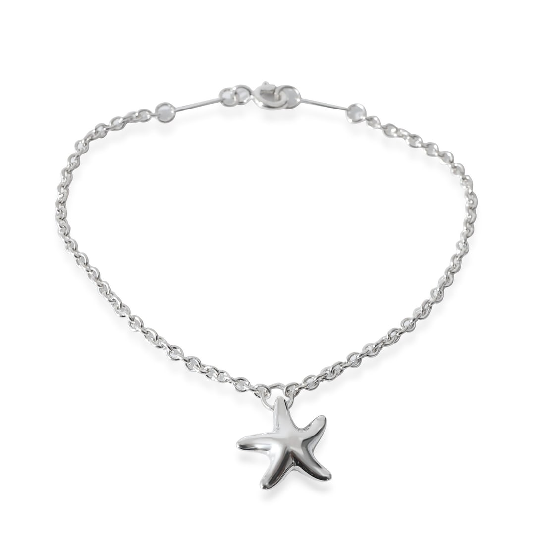 Tiffany Co Elsa Peretti Starfish Sterling Silver Bracelet (1 of 3)