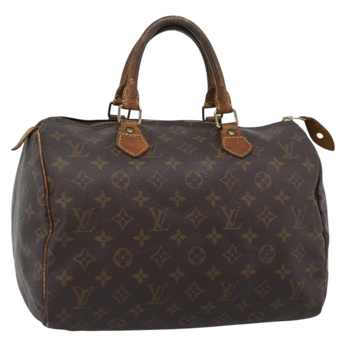 Louis Vuitton M41526 Speedy 30 Monogram Canvas Handbag: Louis Vuitton M41526 Speedy 30 Monogram Canvas Handbag Louis Vuitton Speedy 30 handbag in Monogram canvas, model M41526, made in France. This women's handbag is offered as the item only; the box and d