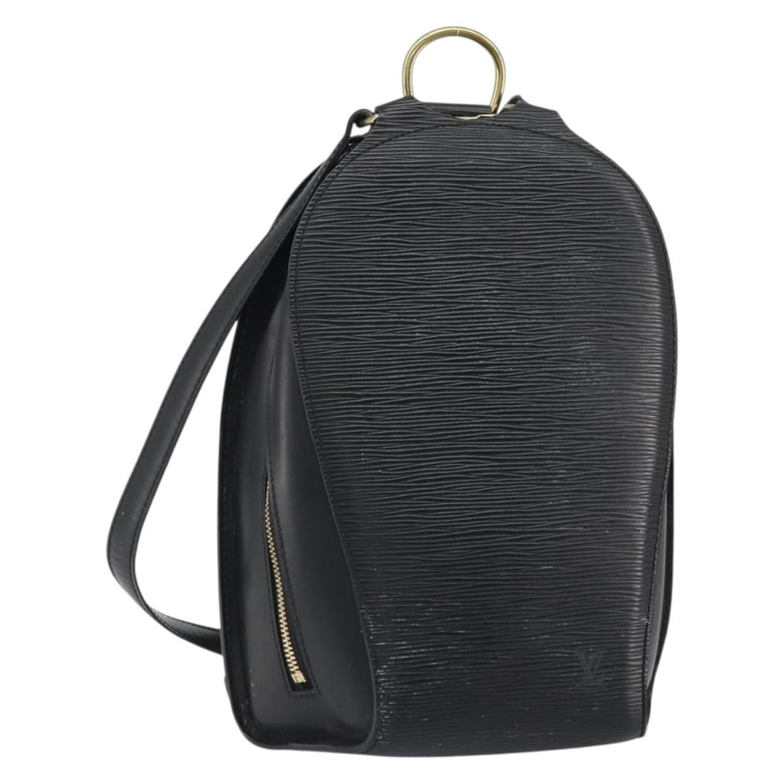 Louis Vuitton Mabillon Epi Leather Black Backpack M52232 France: Louis Vuitton Mabillon Epi Leather Black Backpack M52232 France This Louis Vuitton Mabillon backpack is crafted from black Epi leather and features a structured silhouette. Designed for women, it incl