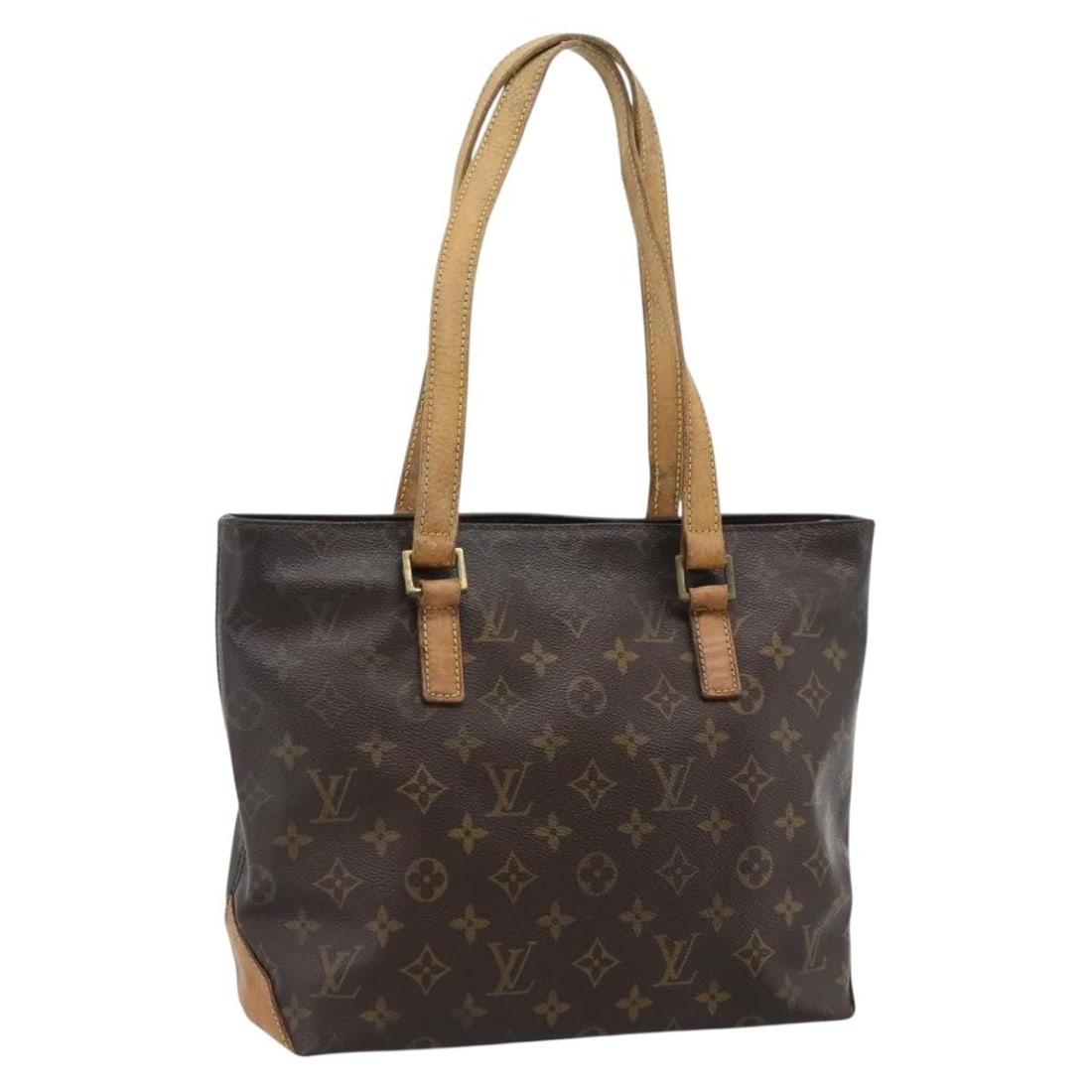 Louis Vuitton M51148 Cabas Piano Monogram Canvas Womens Tote: Louis Vuitton M51148 Cabas Piano Monogram Canvas Womens Tote Louis Vuitton Cabas Piano tote bag in Monogram canvas, made in France. This women's tote is offered as the bag only; item box and dust bag 