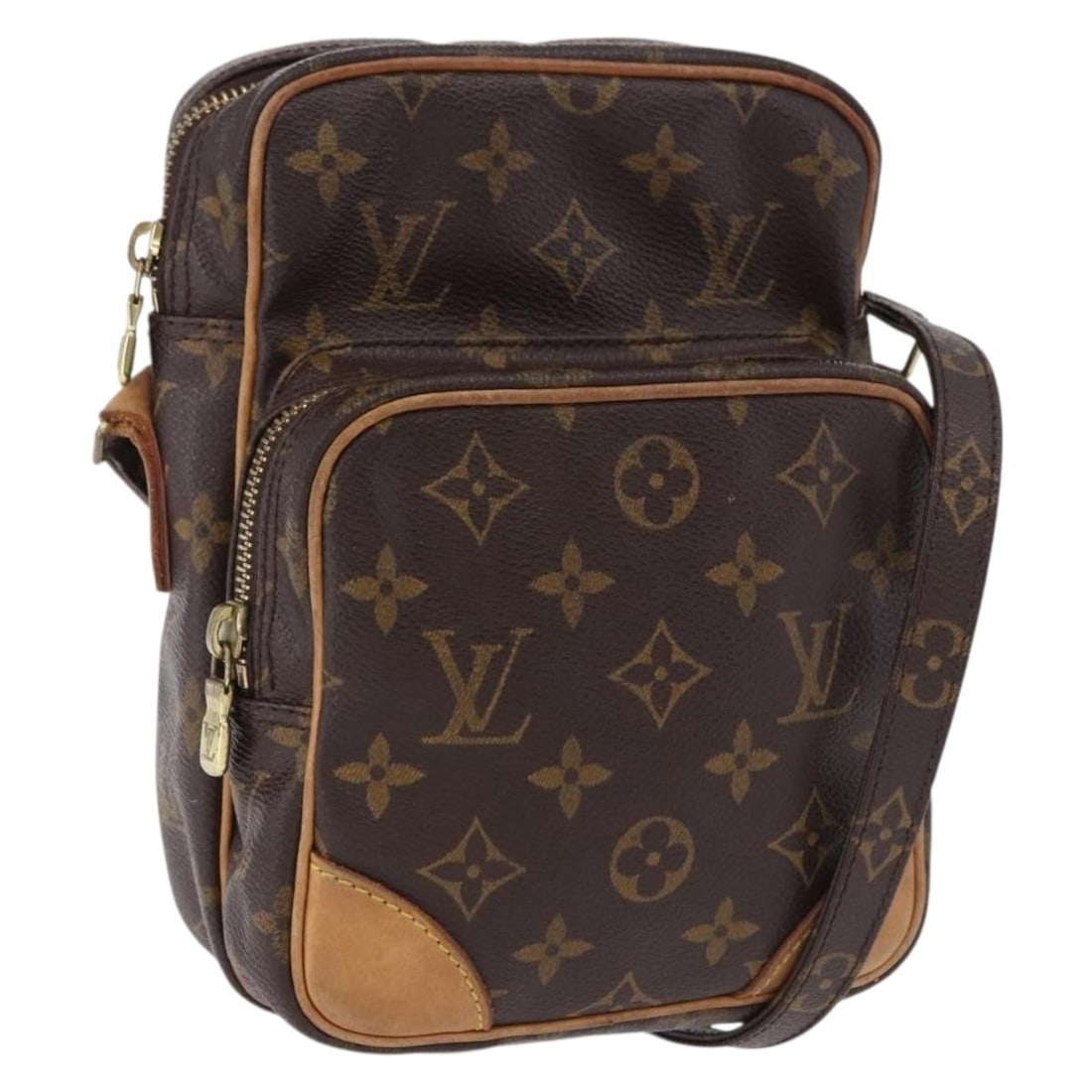 Louis Vuitton M45236 Amazon Monogram Canvas Shoulder Bag: Louis Vuitton M45236 Amazon Monogram Canvas Shoulder Bag Louis Vuitton Monogram Amazon shoulder bag in monogram canvas, made in France. This women's bag features an adjustable shoulder strap and a com