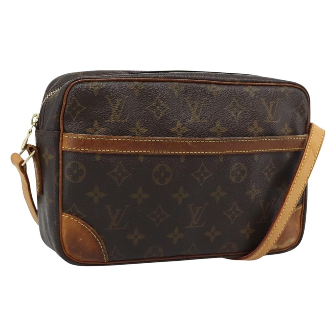 Louis Vuitton M51274 Trocadero 27 Monogram Canvas Shoulder Bag: Louis Vuitton M51274 Trocadero 27 Monogram Canvas Shoulder Bag Louis Vuitton Trocadero 27 shoulder bag in Monogram canvas. This women's bag was made in France and includes only the item shown, with no