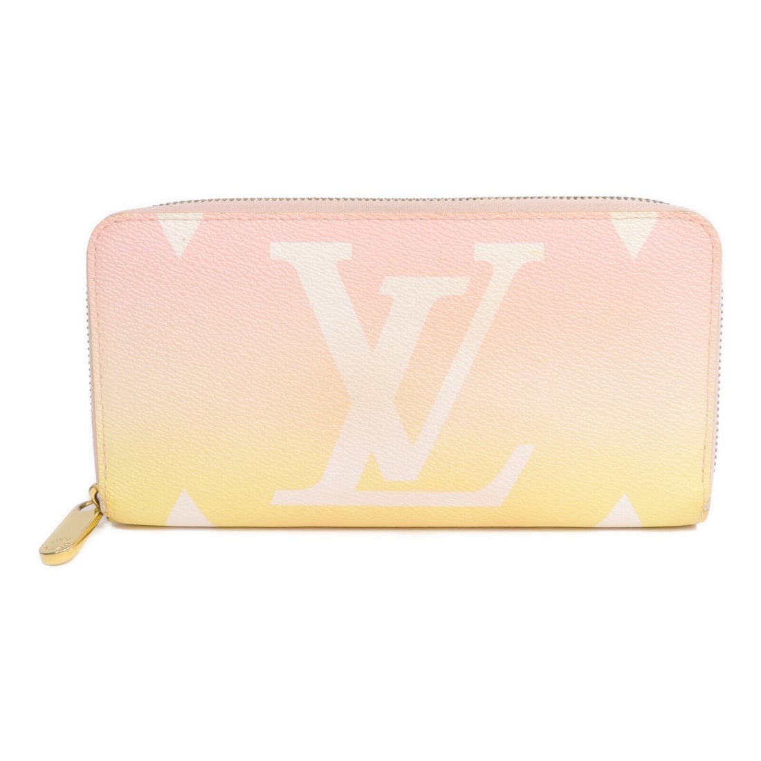 Louis Vuitton M80361 Zippy Wallet Monogram By The Pool Pink Yellow (1 of 18)