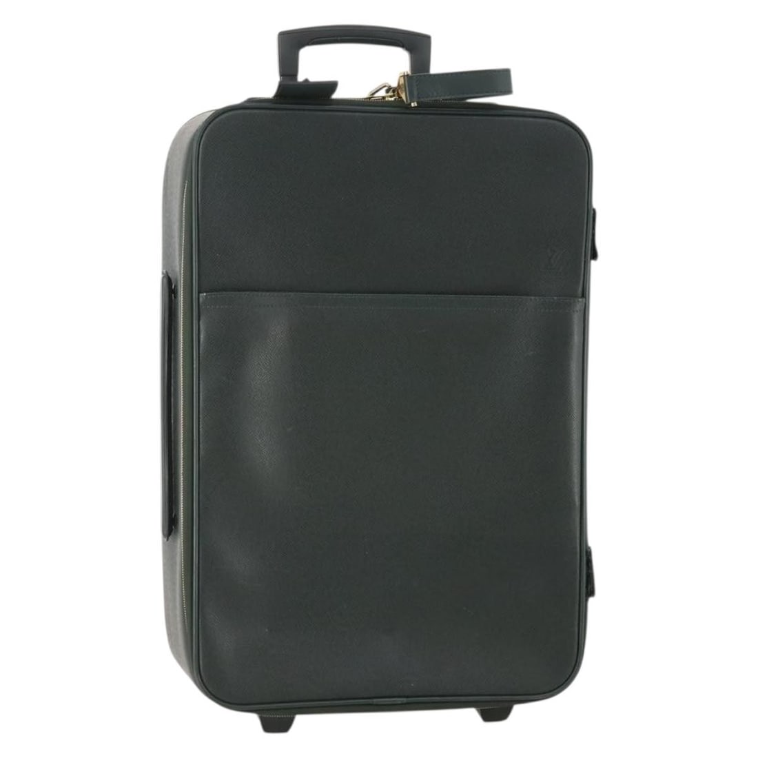 Louis Vuitton Pegas 55 Taiga Leather Suitcase Epicea France: Louis Vuitton Pegas 55 Taiga Leather Suitcase Epicea France Louis Vuitton Pegas 55 suitcase in Taiga leather and Epicea color, made in France. It comes with a name tag and shows heavy use, including o