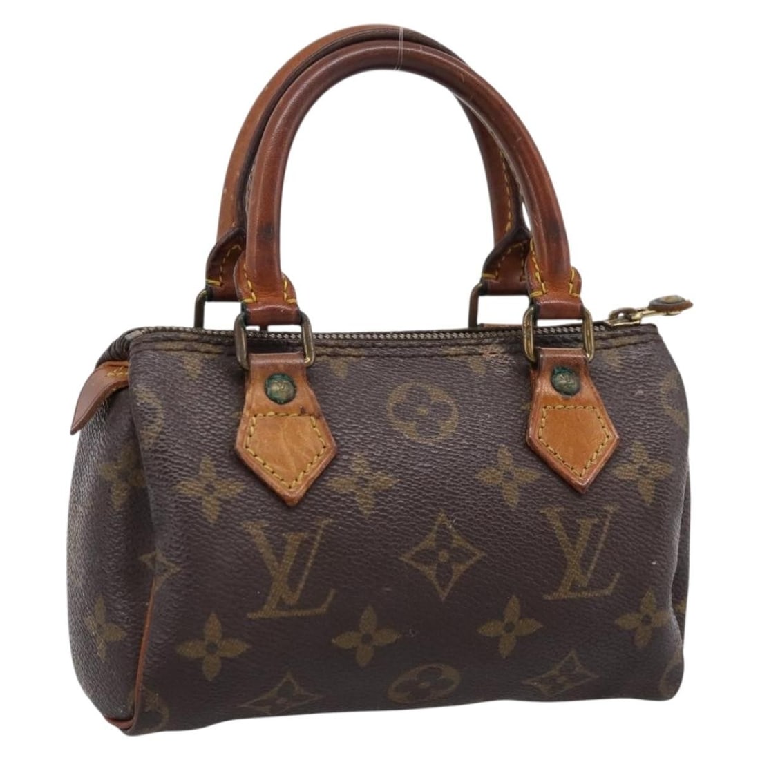Louis Vuitton M41534 Mini Speedy Monogram Canvas Handbag: Louis Vuitton M41534 Mini Speedy Monogram Canvas Handbag Louis Vuitton Monogram Mini Speedy handbag in monogram canvas, made in France. This women's handbag is offered as the item only; the original b