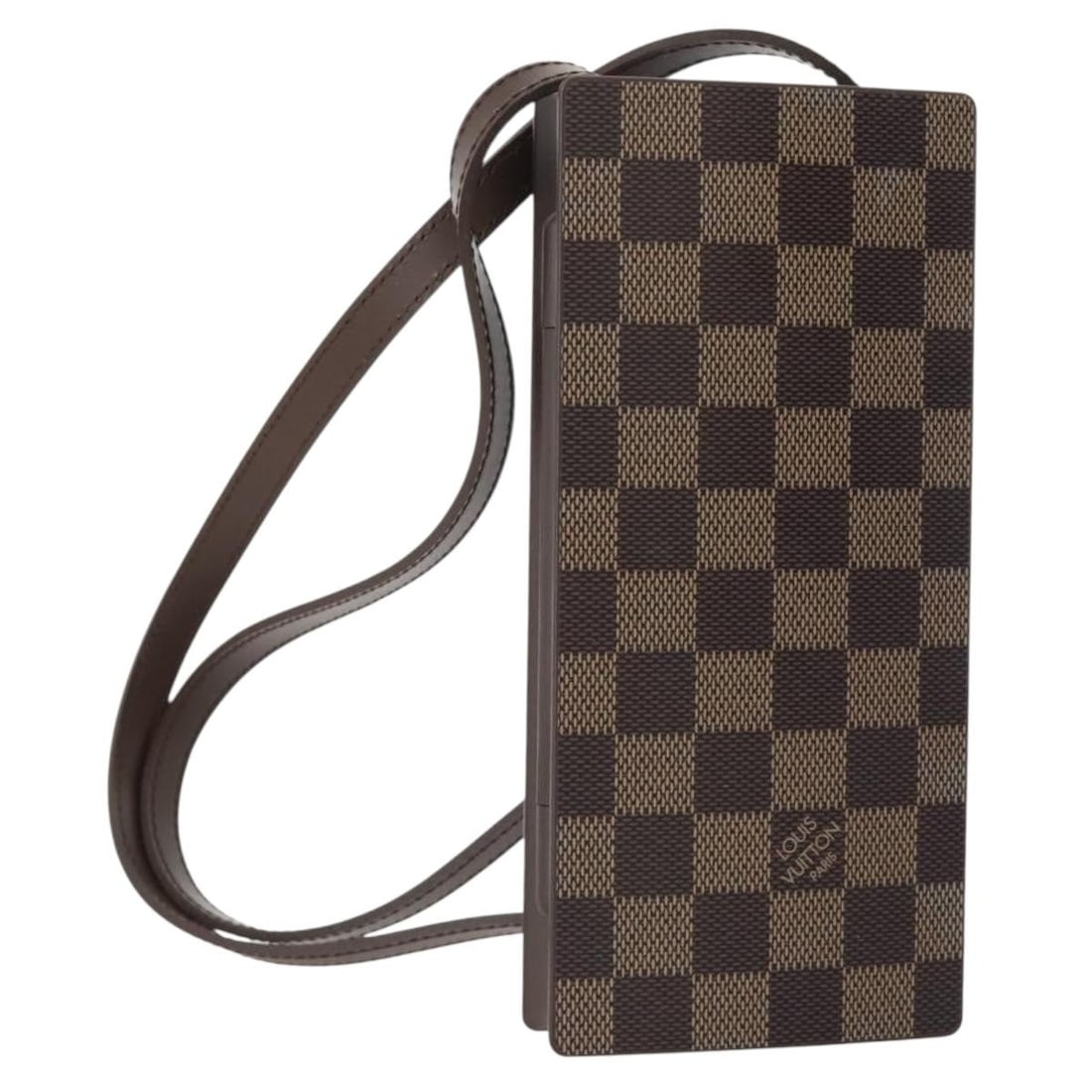 Louis Vuitton HC300HC Damier Ebene Brown PC Case: Louis Vuitton HC300HC Damier Ebene Brown PC Case Louis Vuitton Damier Ebene canvas PC case in brown. This womens accessory is offered as the item only, with no box or dust bag included. The unit does 