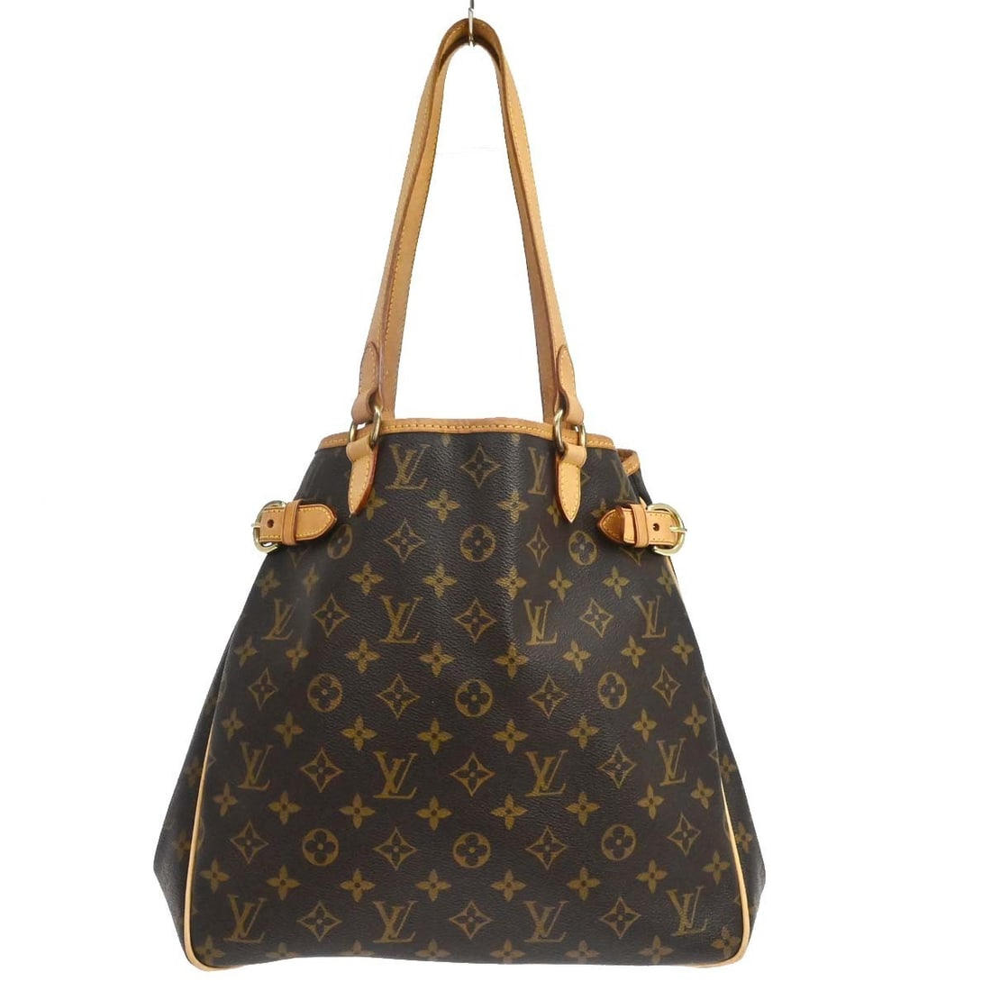 Louis Vuitton Batignolles Vertical Monogram Tote Bag M51153 MI3077: Louis Vuitton Batignolles Vertical Monogram Tote Bag M51153 MI3077 Vintage Louis Vuitton Batignolles Vertical hand tote bag in brown Monogram canvas with leather trim. This medium tote features double