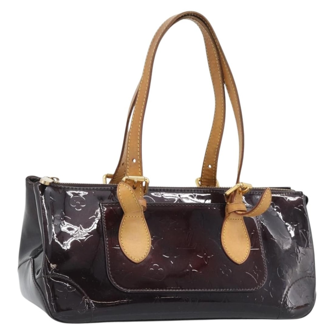 Louis Vuitton Rosewood Avenue M93510 Vernis Handbag Amarante: Louis Vuitton Rosewood Avenue M93510 Vernis Handbag Amarante Louis Vuitton Rosewood Avenue handbag in Amarante Monogram Vernis patent leather. This women's handbag was made in France and includes only