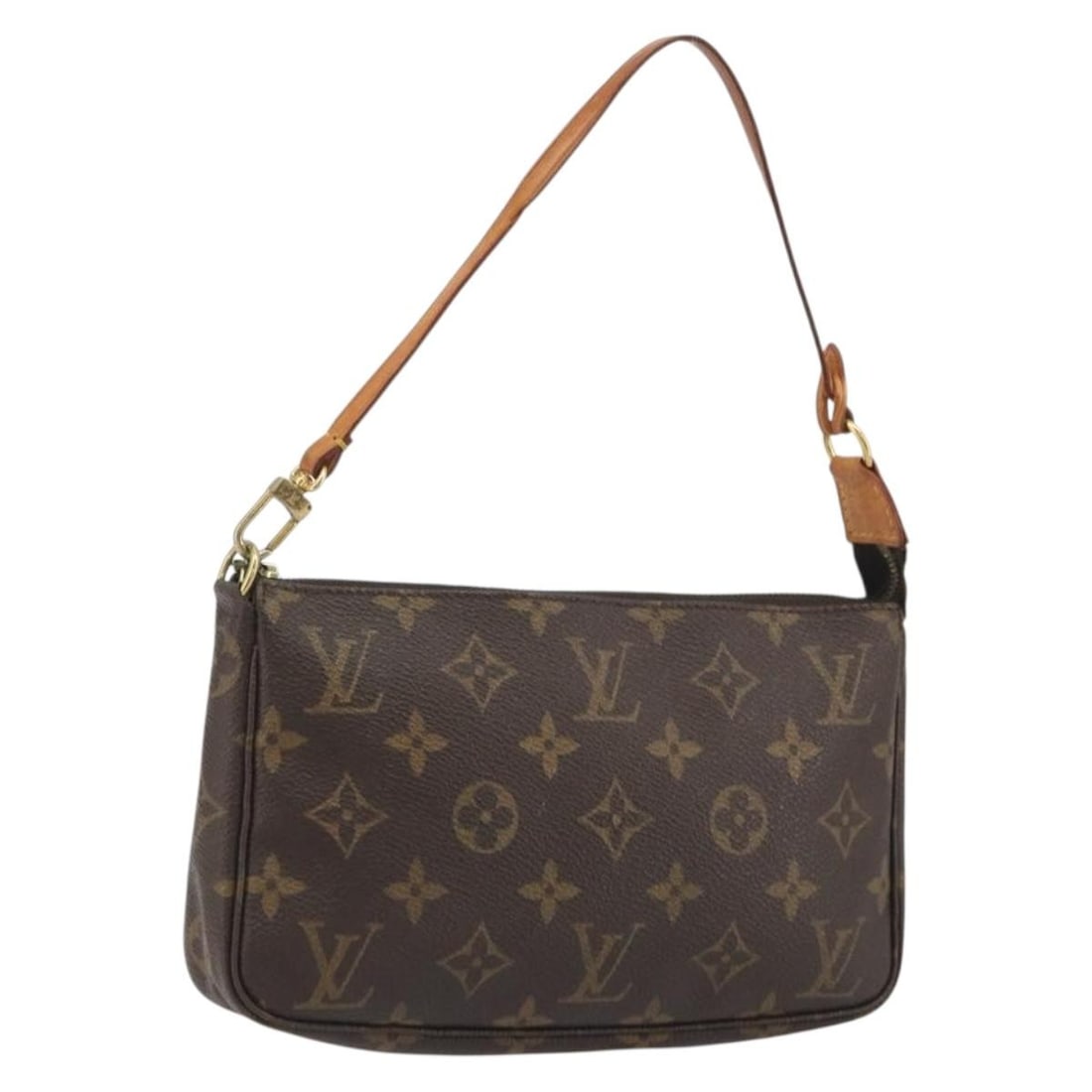 Louis Vuitton M51980 Pochette Accessoires Monogram Canvas Pouch: Louis Vuitton M51980 Pochette Accessoires Monogram Canvas Pouch Authentic Louis Vuitton Monogram Pochette Accessoires pouch for women, crafted in Monogram canvas and made in France. This pouch is offe