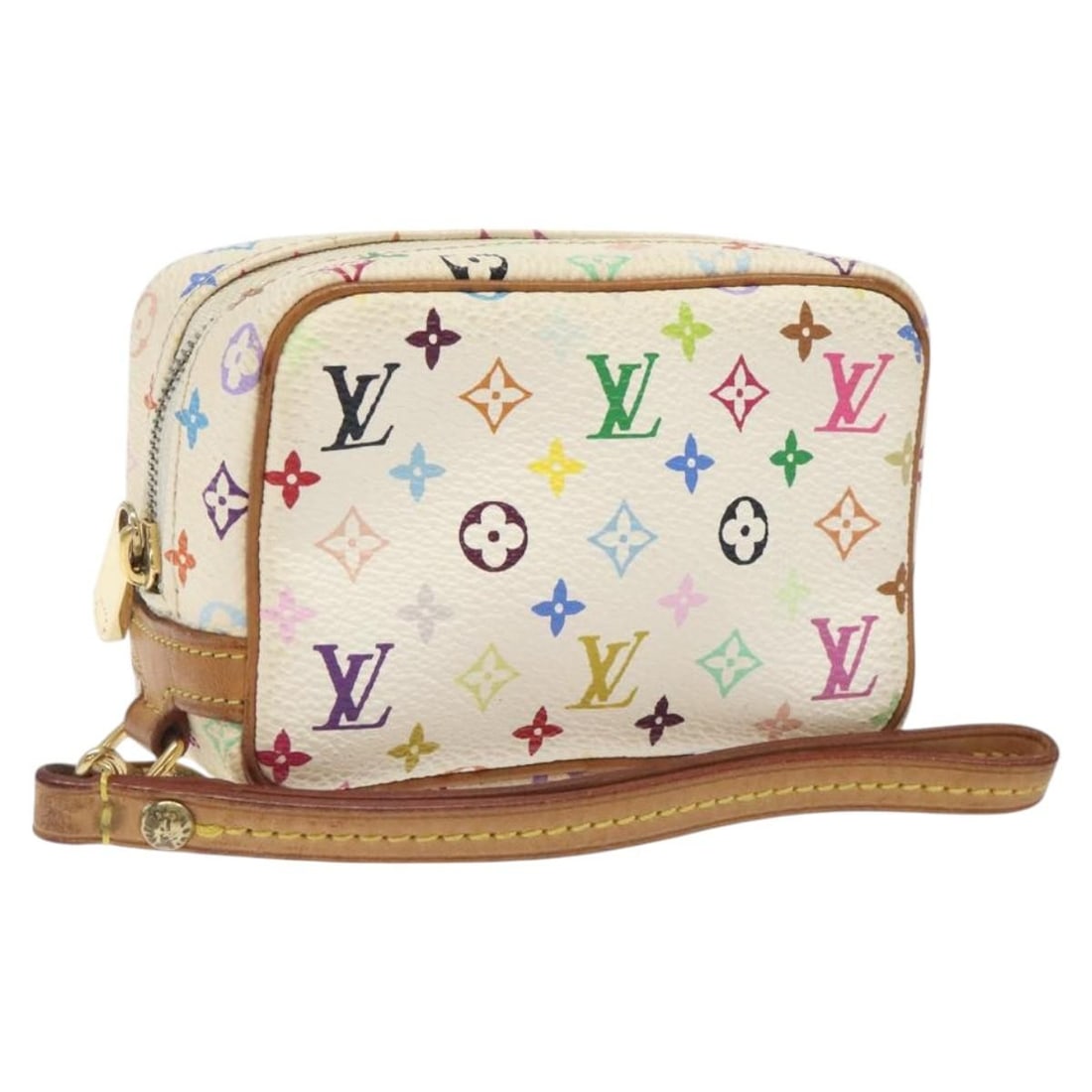 Louis Vuitton M58033 Trousse Wapity White Monogram Multicolor Canvas Pouch (1 of 18)