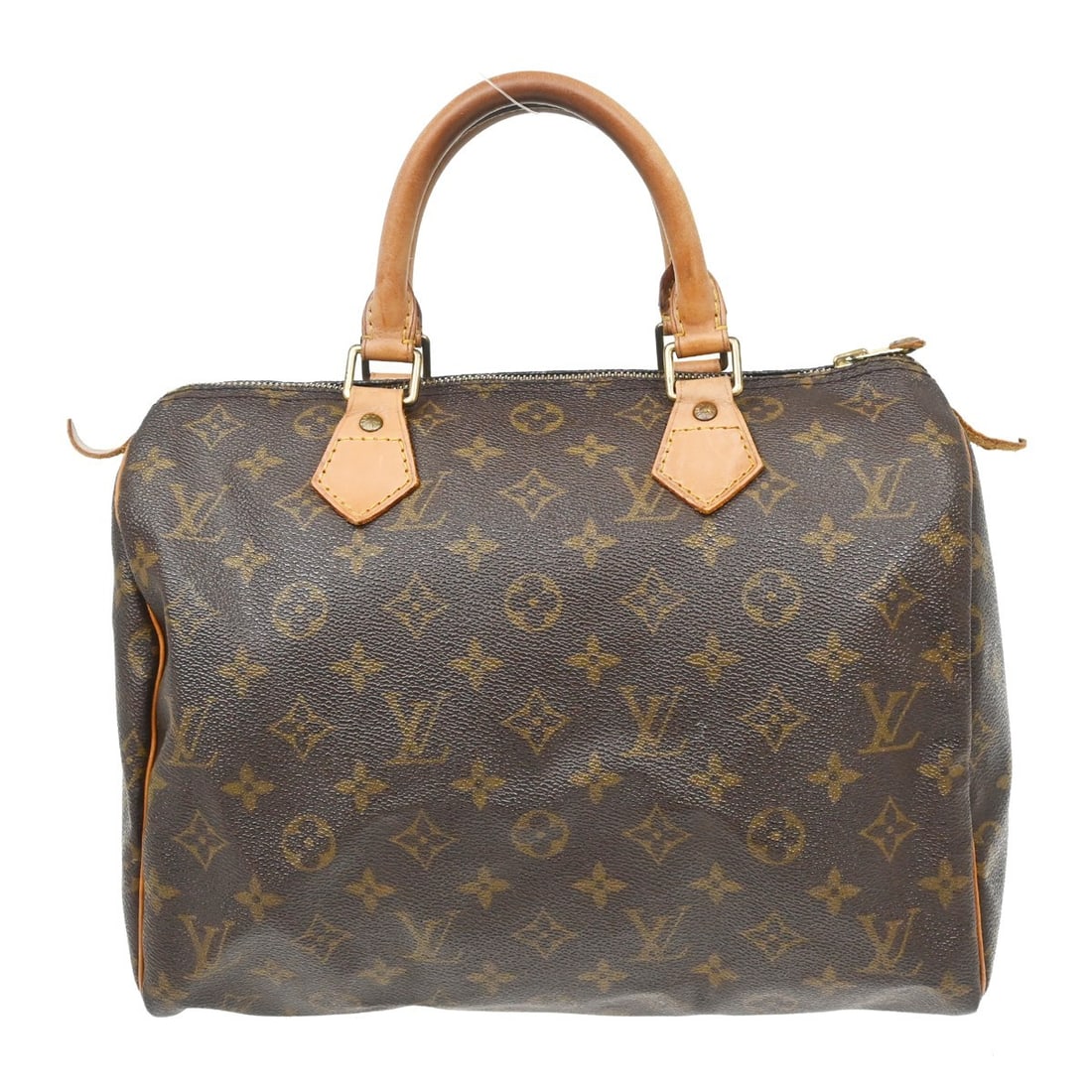 Louis Vuitton Speedy 30 Monogram Canvas Satchel M41526: Louis Vuitton Speedy 30 Monogram Canvas Satchel M41526 Vintage Louis Vuitton Speedy 30 handbag in Monogram canvas with double leather handles and a zip closure. Made in France, this satchel/top handle