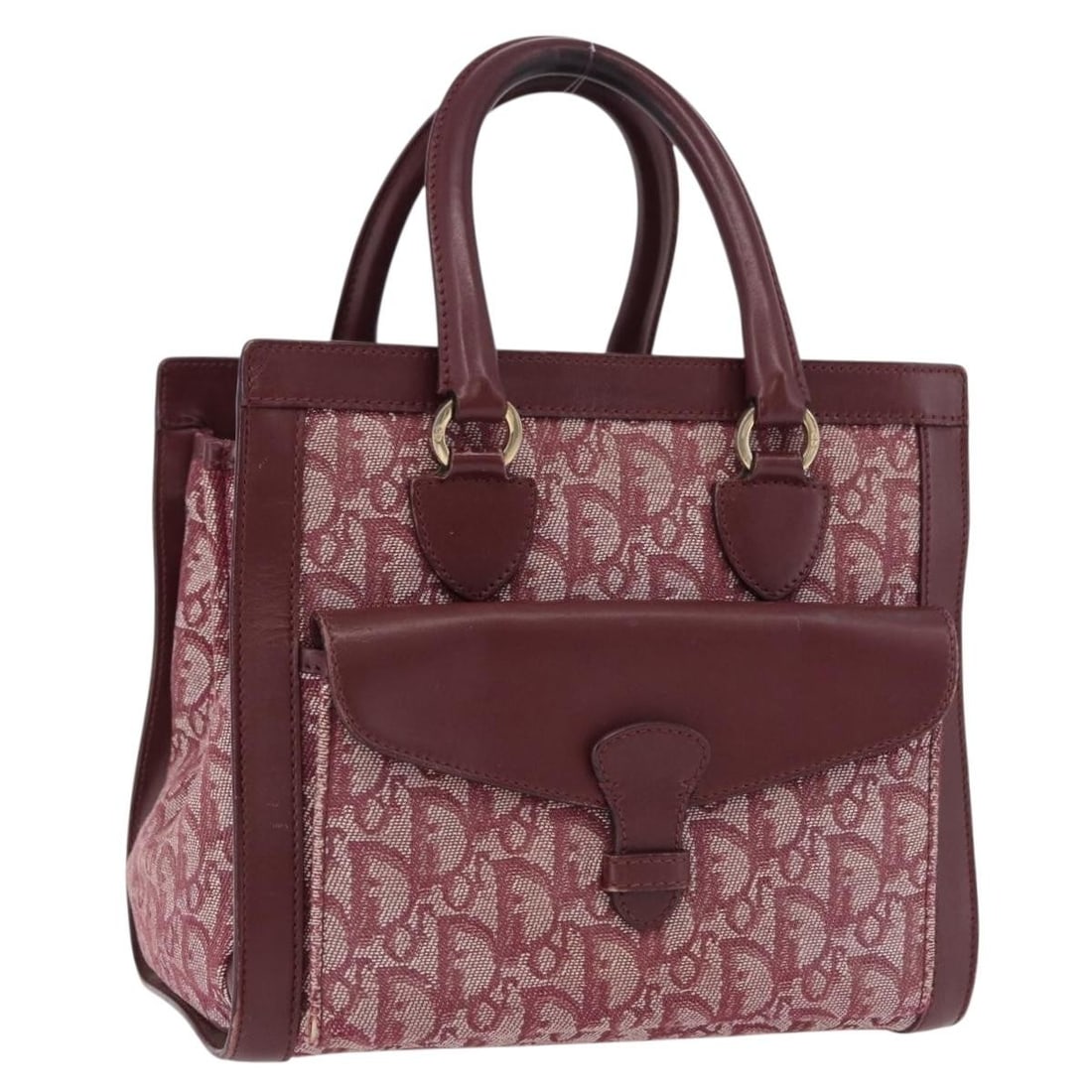 Christian Dior Red Gold Trotter Canvas Handbag Made in Italy: Christian Dior Red Gold Trotter Canvas Handbag Made in Italy Christian Dior hand bag in red and gold Trotter canvas, made in Italy. This women's bag includes only the item shown; the item box and dust