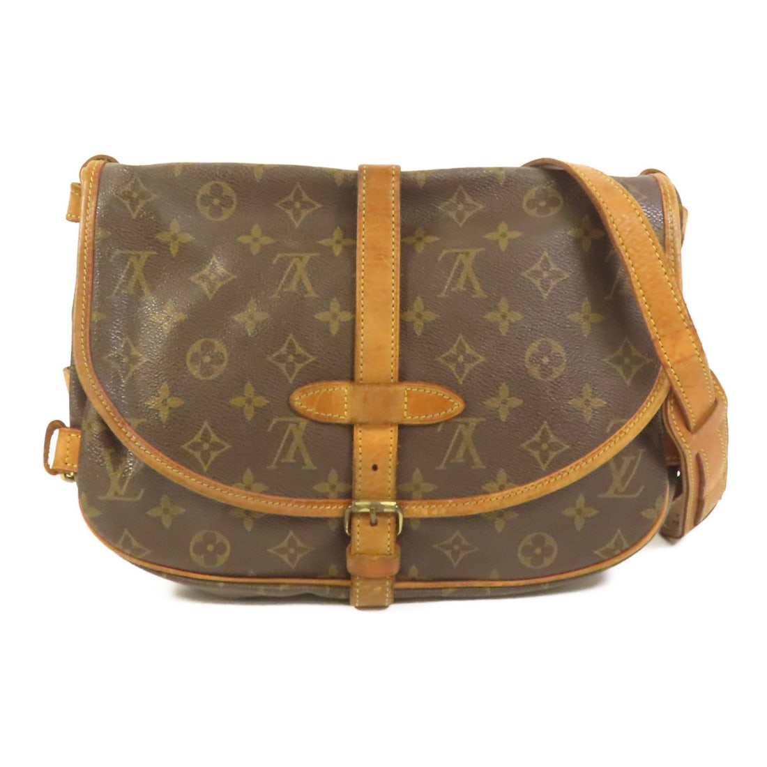 Louis Vuitton Saumur 30 Monogram Shoulder Bag M42256 Brown (1 of 13)