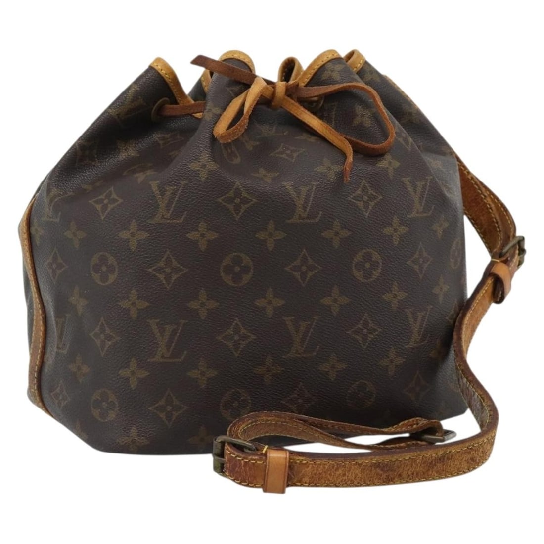 Louis Vuitton M42226 Petit Noe Monogram Canvas Shoulder Bag: Louis Vuitton M42226 Petit Noe Monogram Canvas Shoulder Bag Louis Vuitton Monogram Petit Noe shoulder bag, style M42226, made in France. It is crafted from Monogram Canvas and is designed for women. T
