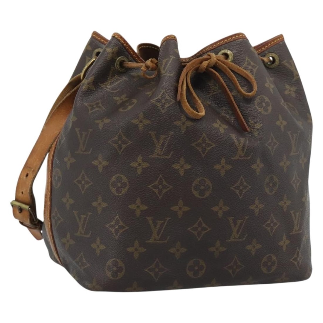 Louis Vuitton M42226 Petit Noe Monogram Canvas Shoulder Bag: Louis Vuitton M42226 Petit Noe Monogram Canvas Shoulder Bag Louis Vuitton Petit Noe shoulder bag in Monogram canvas, model M42226, made in France. This women's bag is offered as the item only, without