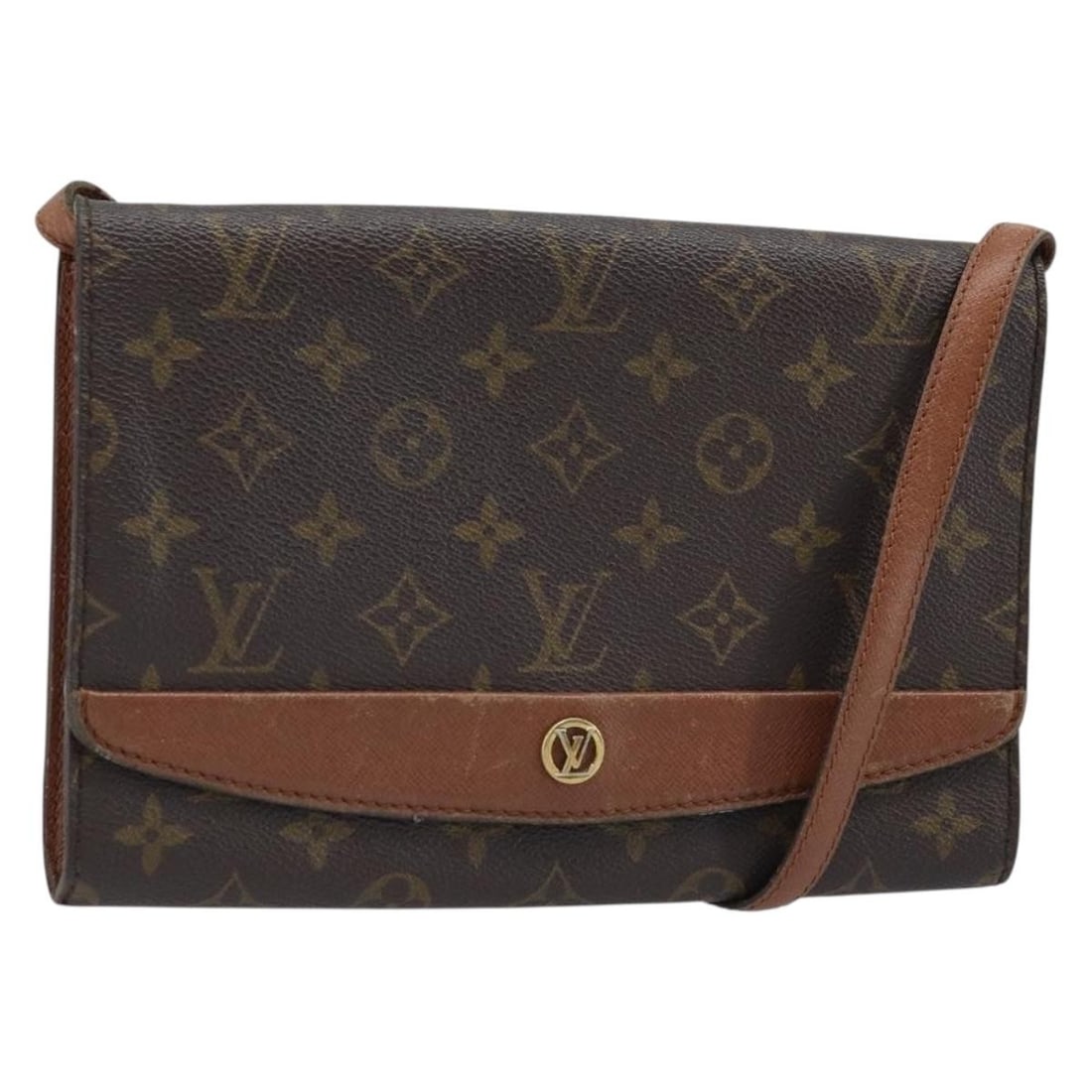Louis Vuitton M51798 Bordeaux 24 Monogram Canvas Shoulder Bag (1 of 18)