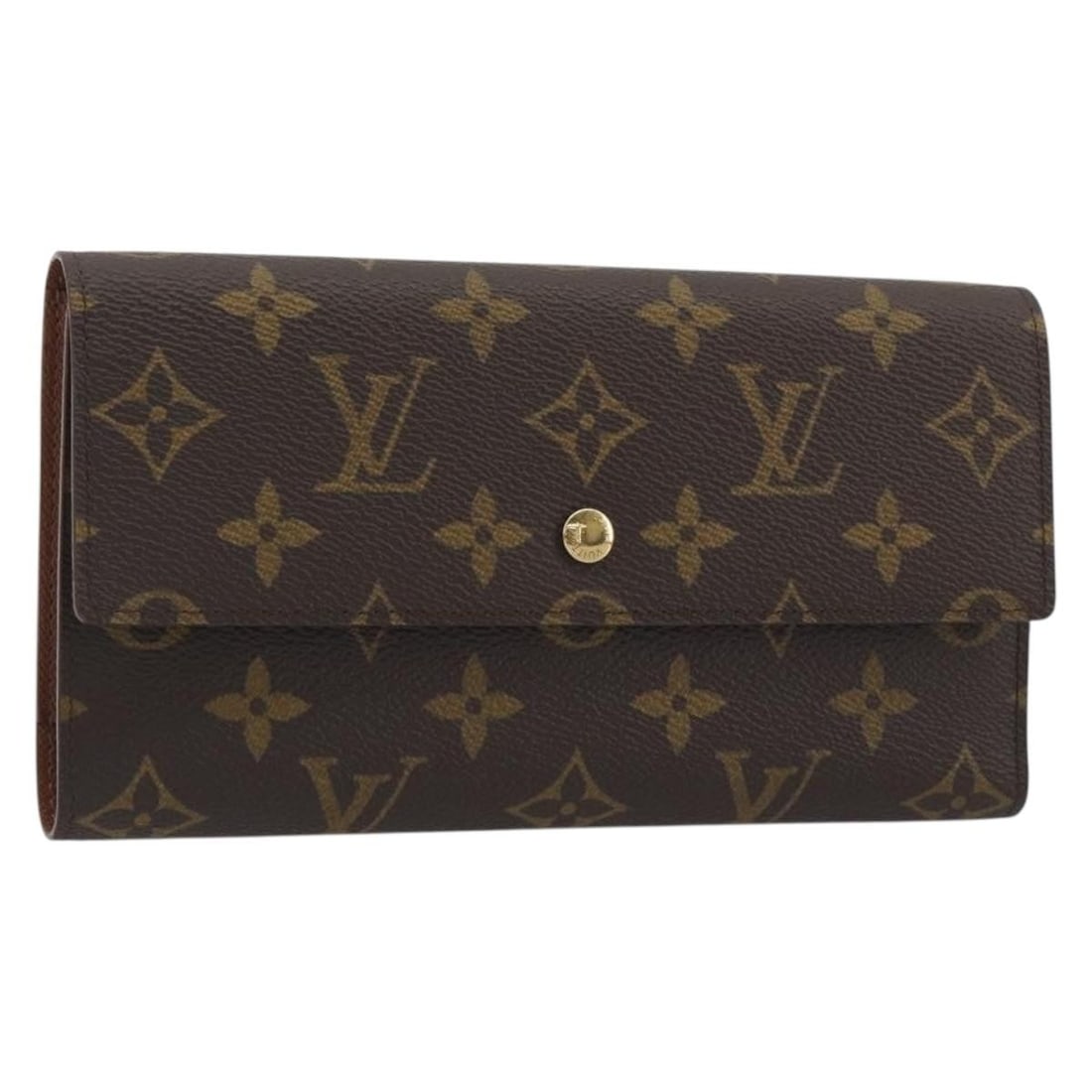Louis Vuitton M61215 Porte Tresor International Monogram Long Wallet: Louis Vuitton M61215 Porte Tresor International Monogram Long Wallet Louis Vuitton Porte Tresor International long wallet in Monogram canvas. This women's wallet includes a dust bag and item box. Cond