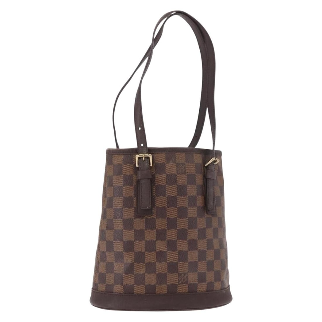 Louis Vuitton N42240 Marais Shoulder Bag in Damier Ebene Canvas: Louis Vuitton N42240 Marais Shoulder Bag in Damier Ebene Canvas Louis Vuitton Marais shoulder bag in Damier Ebene canvas. This women's bag was made in France and includes only the item shown in the ph