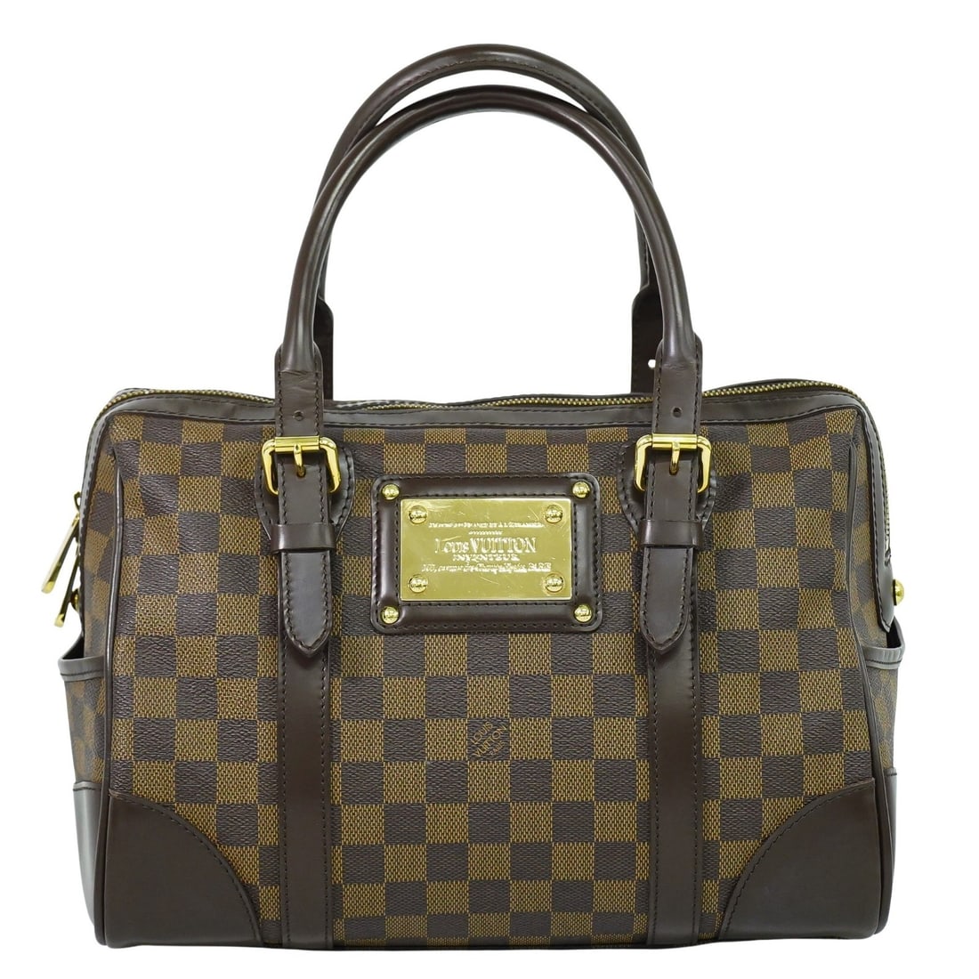 Louis Vuitton Berkeley Brown Canvas Handbag (1 of 18)