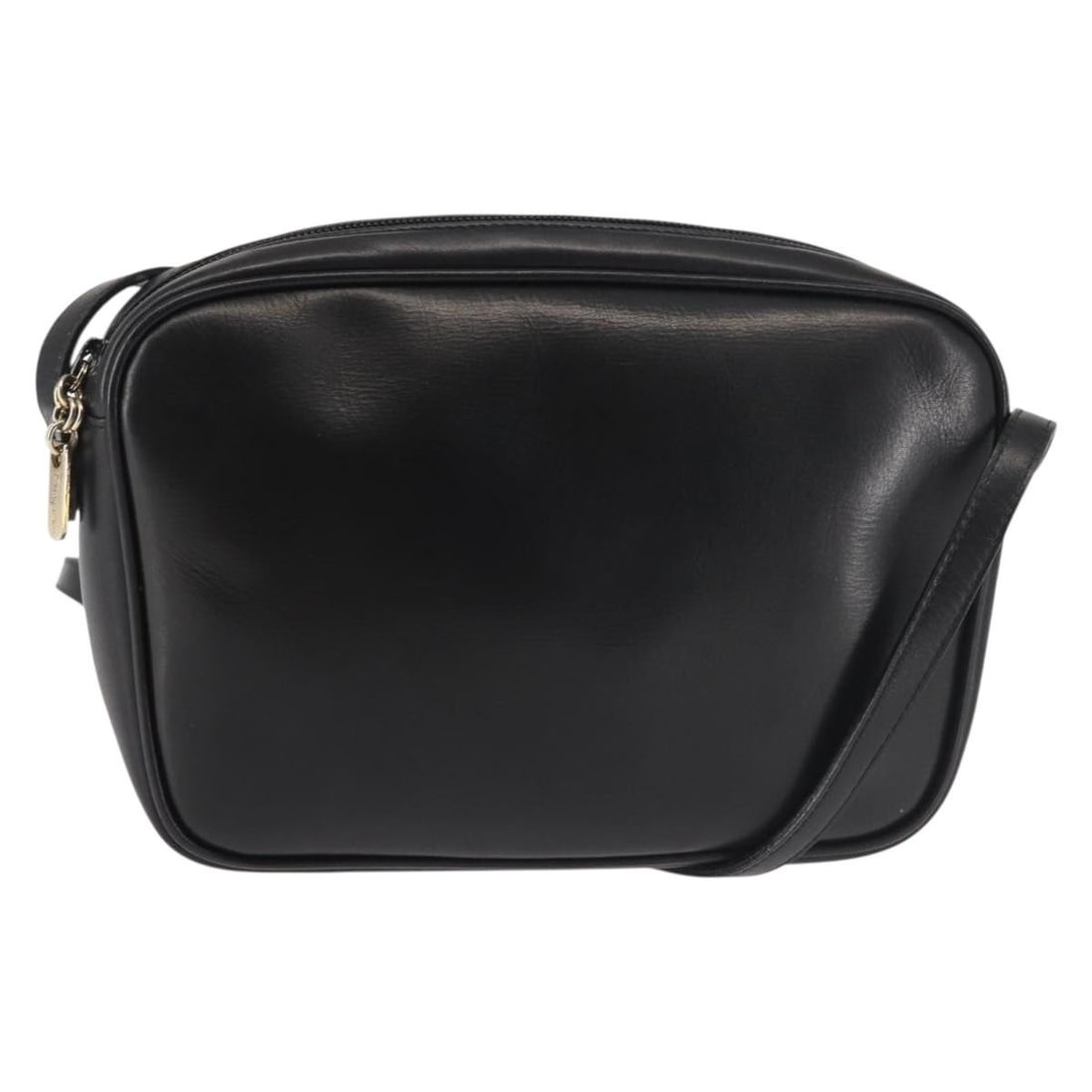 Salvatore Ferragamo Vala black leather shoulder bag: Salvatore Ferragamo Vala black leather shoulder bag This pre-owned Salvatore Ferragamo Vala shoulder bag for women is crafted from black leather. It features a compact design suitable for daily use. S