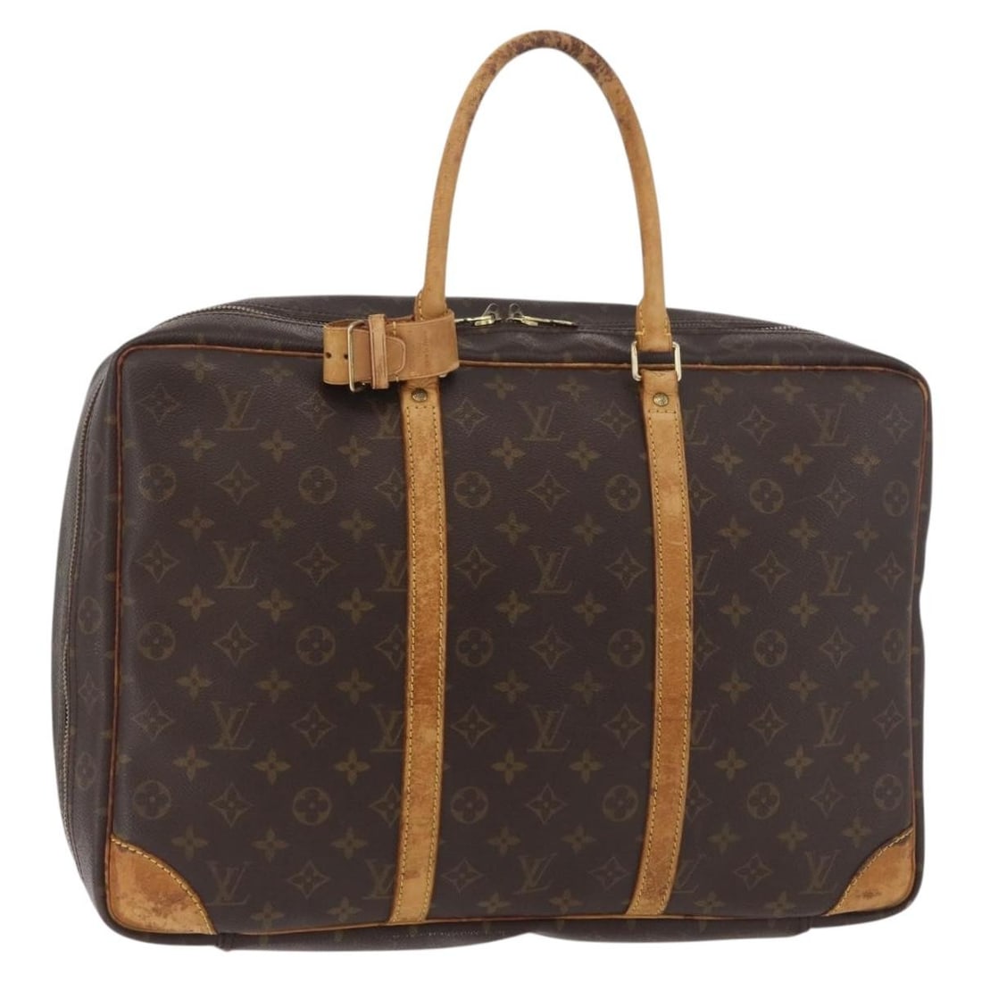 Louis Vuitton Sirius 45 Monogram Canvas Boston Bag M41408: Louis Vuitton Sirius 45 Monogram Canvas Boston Bag M41408 Louis Vuitton Monogram Sirius 45 Boston bag in Monogram canvas, made in France. This women's travel-style bag includes the accessory noted as 
