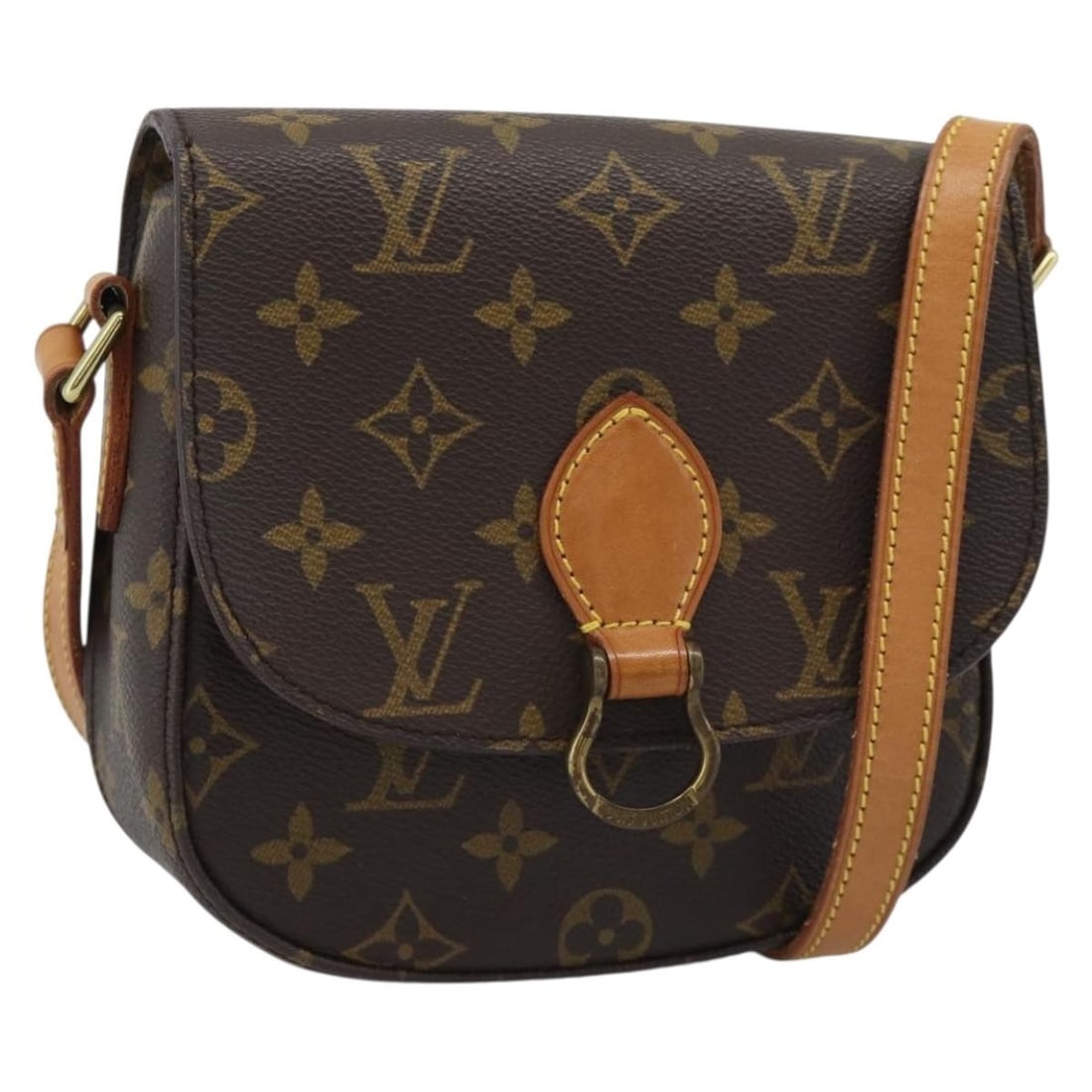 Louis Vuitton M51244 Saint Cloud PM Monogram Canvas Shoulder Bag: Louis Vuitton M51244 Saint Cloud PM Monogram Canvas Shoulder Bag Louis Vuitton Saint Cloud PM shoulder bag in Monogram canvas, made in France. This women's bag includes only the item shown and does no