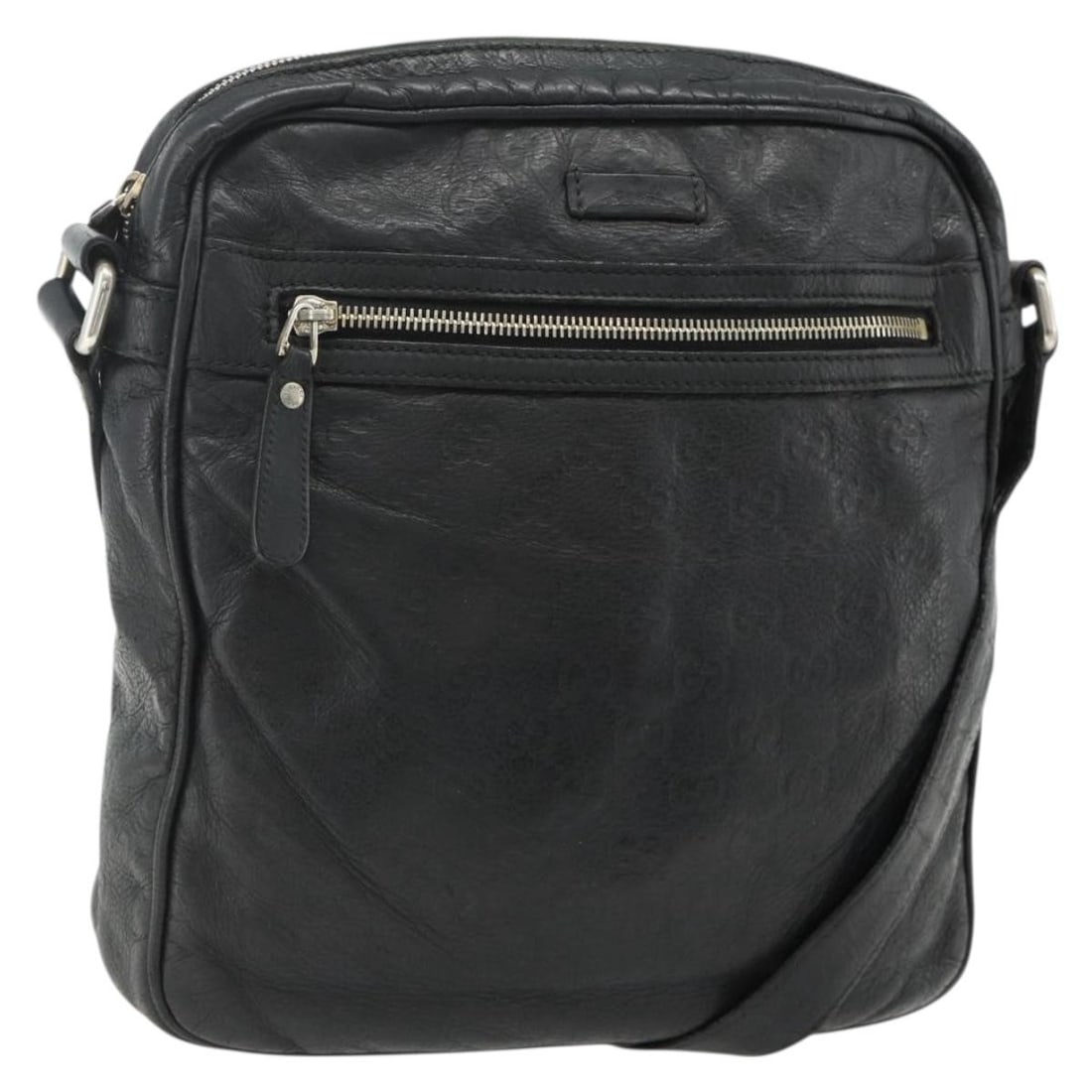 Gucci GG Canvas Guccissima Black Gold Shoulder Bag 201448: Gucci GG Canvas Guccissima Black Gold Shoulder Bag 201448 This GUCCI GG Canvas Guccissima shoulder bag features a combination of black and gold leather with GG canvas accents. Designed for women, it o