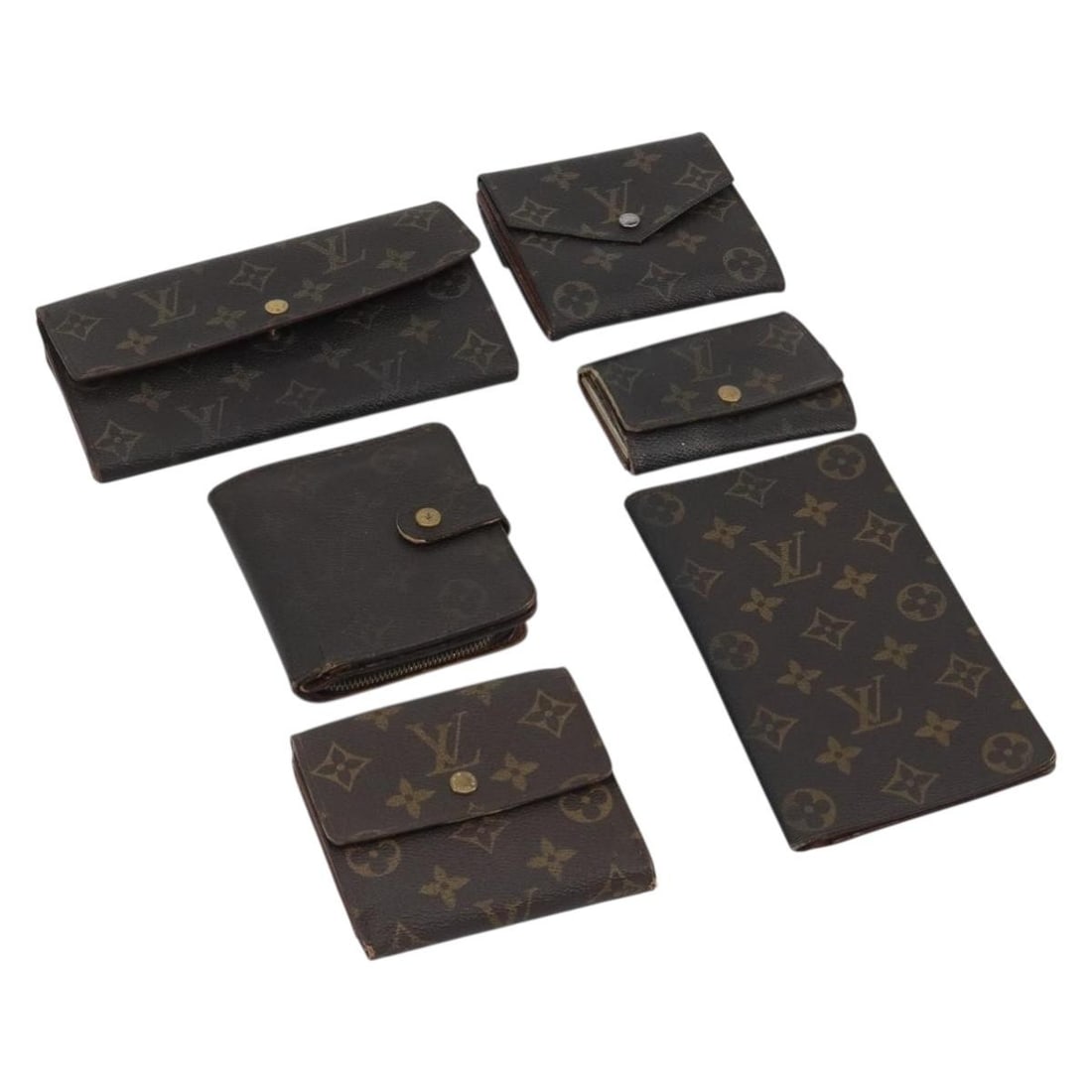 6 Wallet Set Louis Vuitton Monogram Canvas for Women (1 of 18)