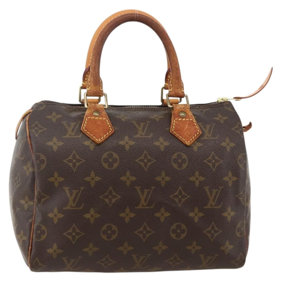 Louis Vuitton M41528 Speedy 25 Monogram Canvas Handbag: Louis Vuitton M41528 Speedy 25 Monogram Canvas Handbag Louis Vuitton Speedy 25 handbag in Monogram canvas, made in France. This women's handbag is offered without the original box or dust bag and incl